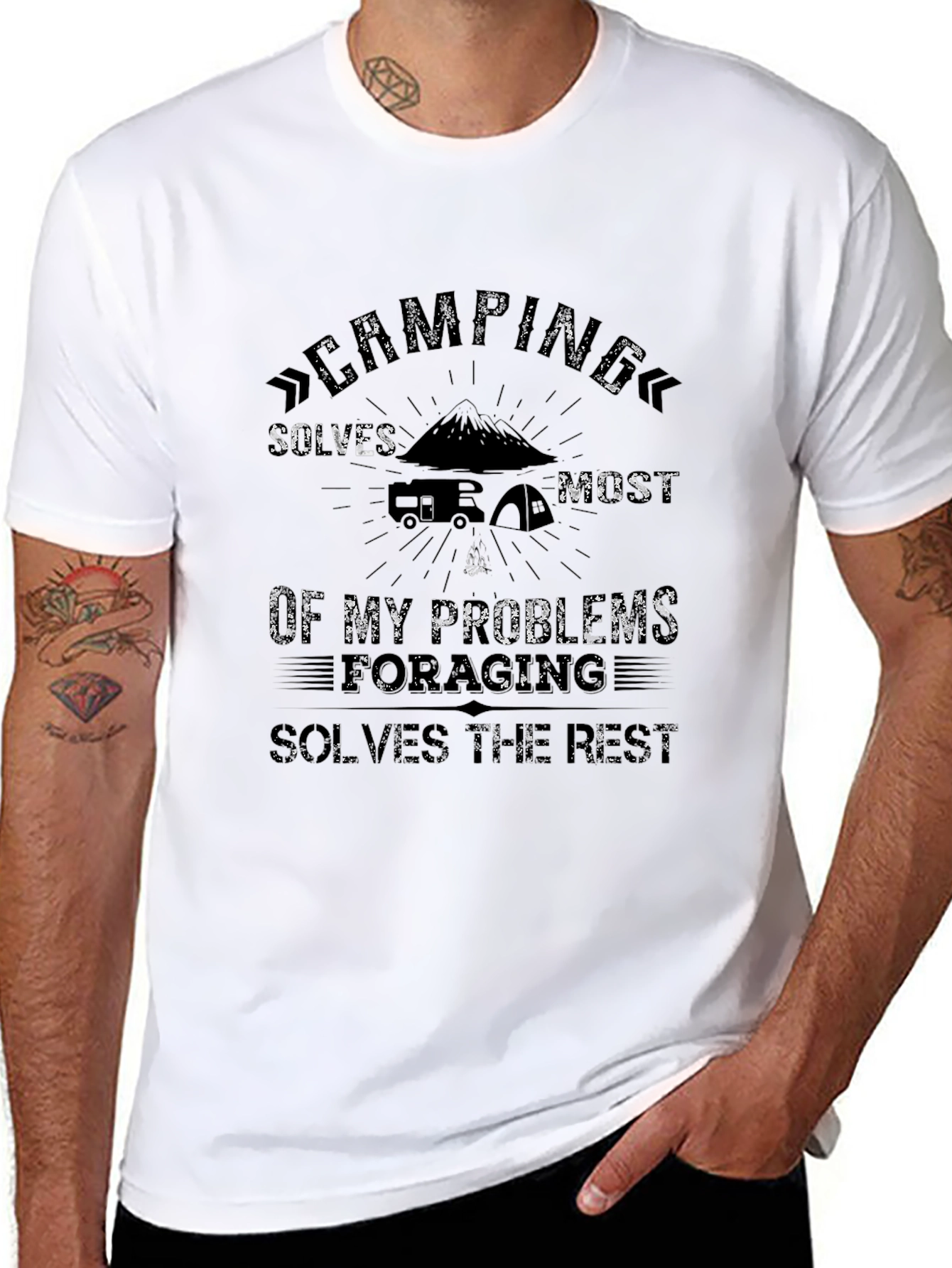 Camping & Foraging Graphic Tee