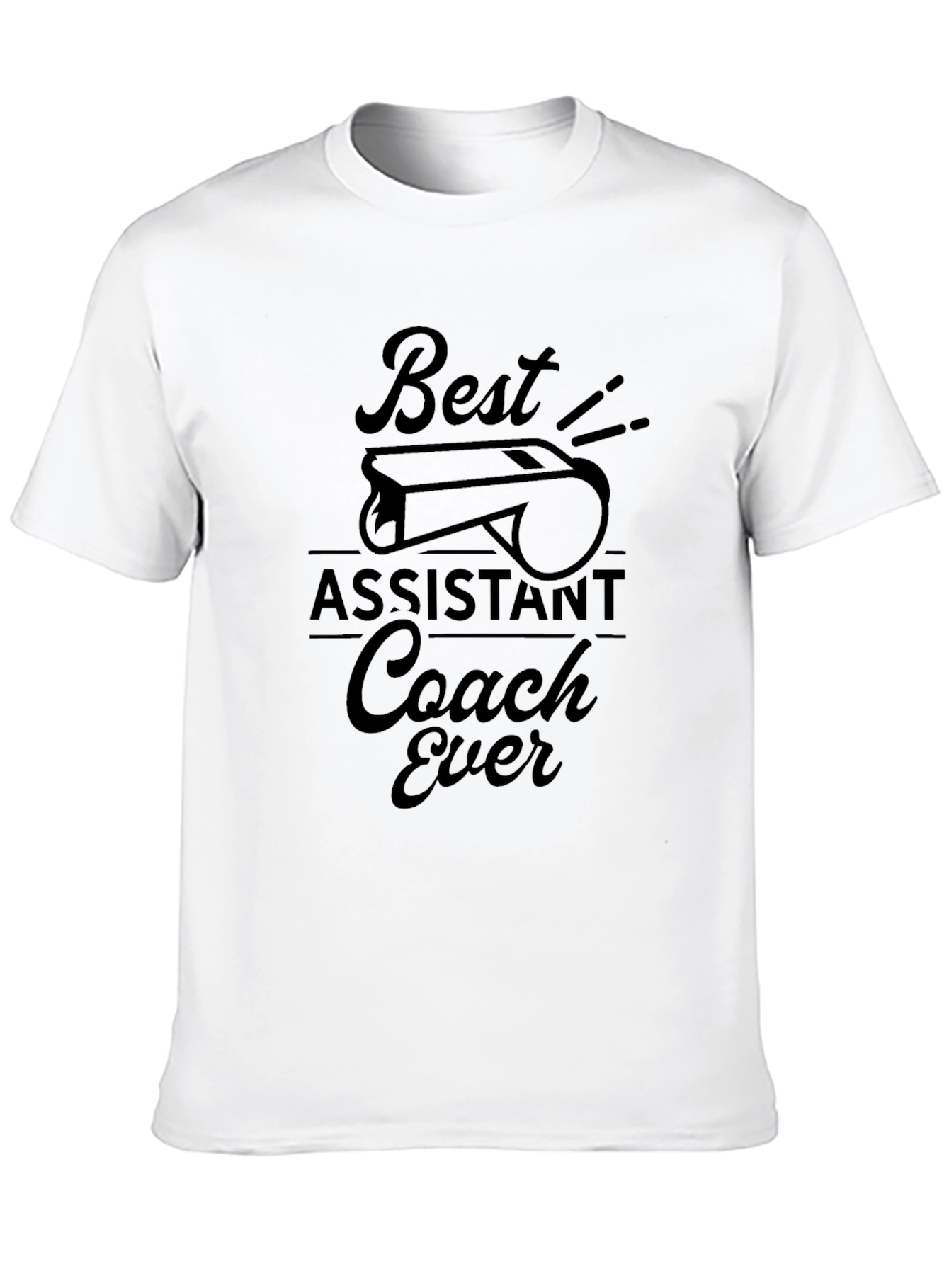 Best Assistant Coach Ever T-Shirt - Black
