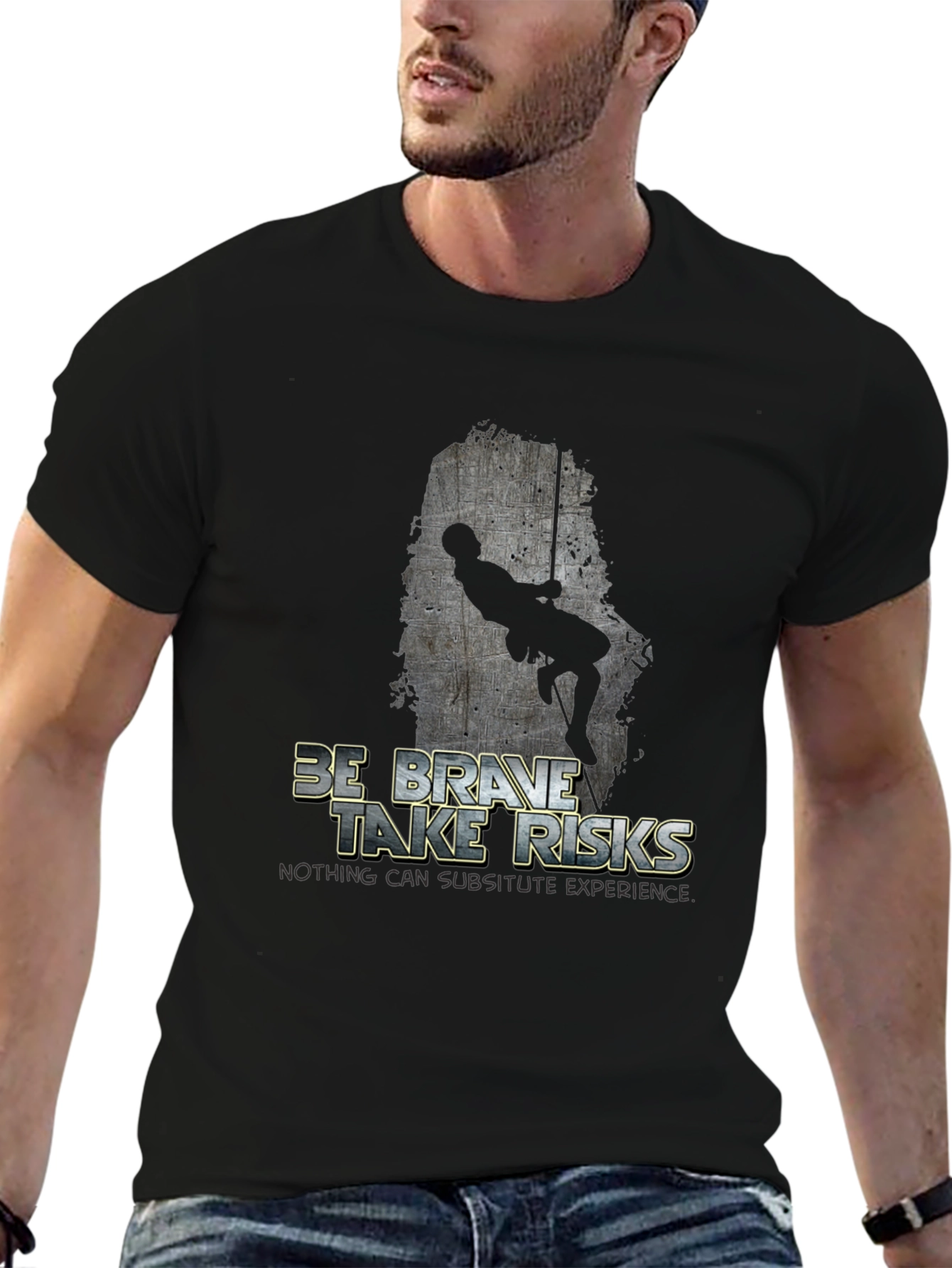 Be Brave Take Risks Graphic T-Shirt