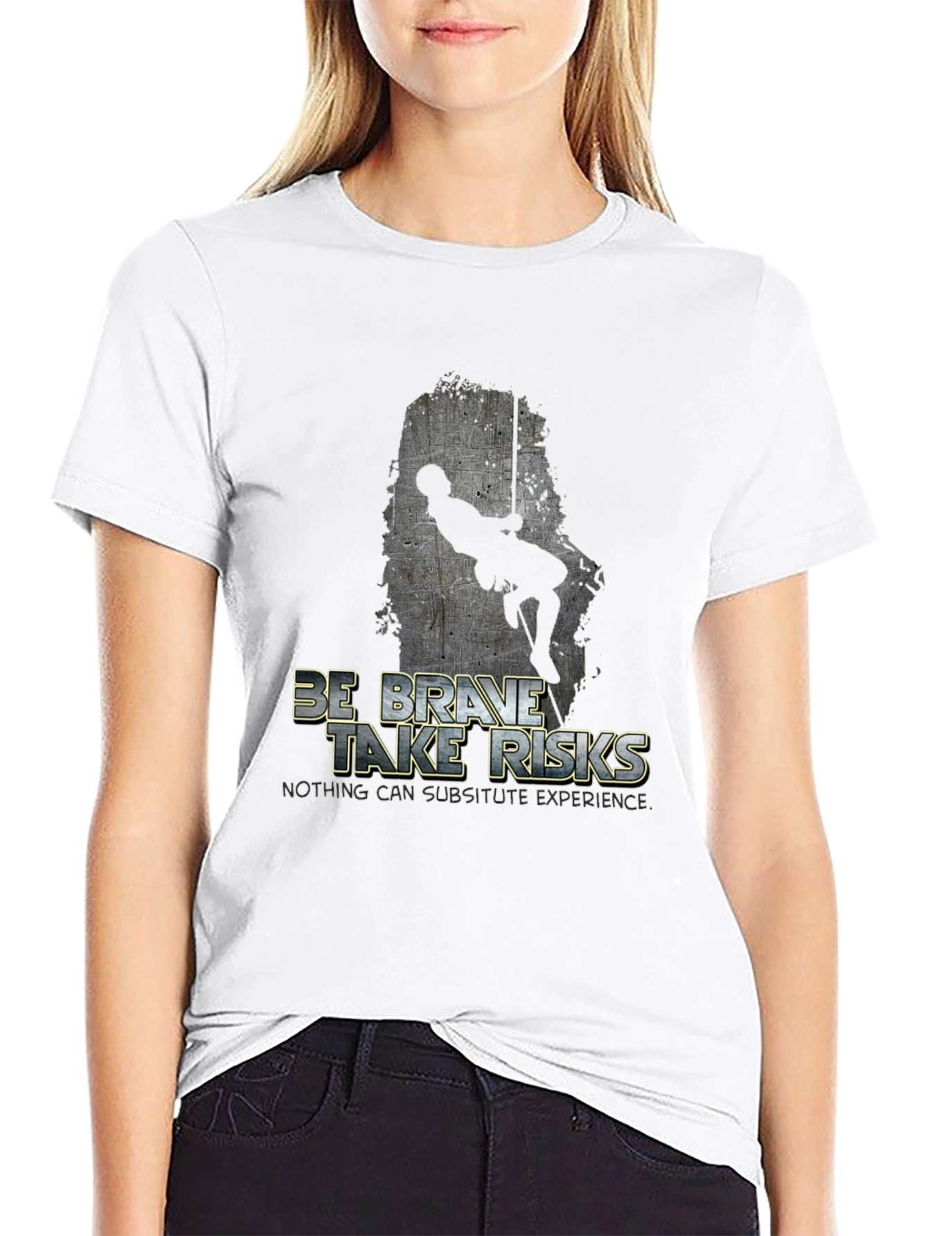 Be Brave Take Risks Graphic T-Shirt