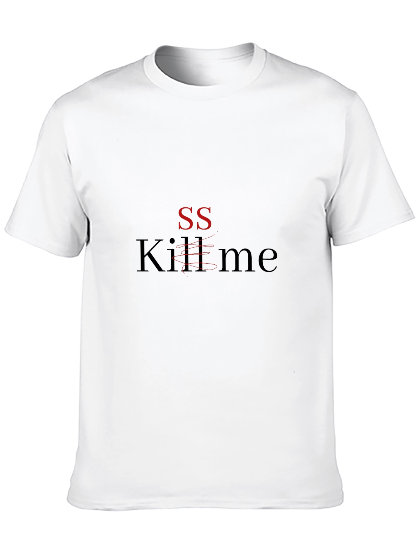 SS Kill Me Graphic Tee - Edgy Statement T-Shirt