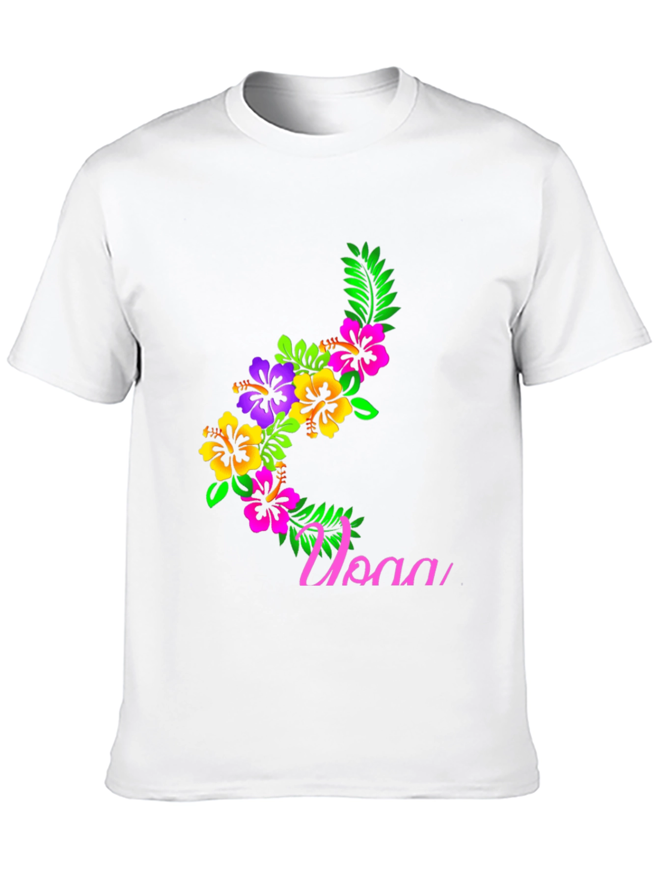 Floral Hibiscus T-Shirt - Tropical Design