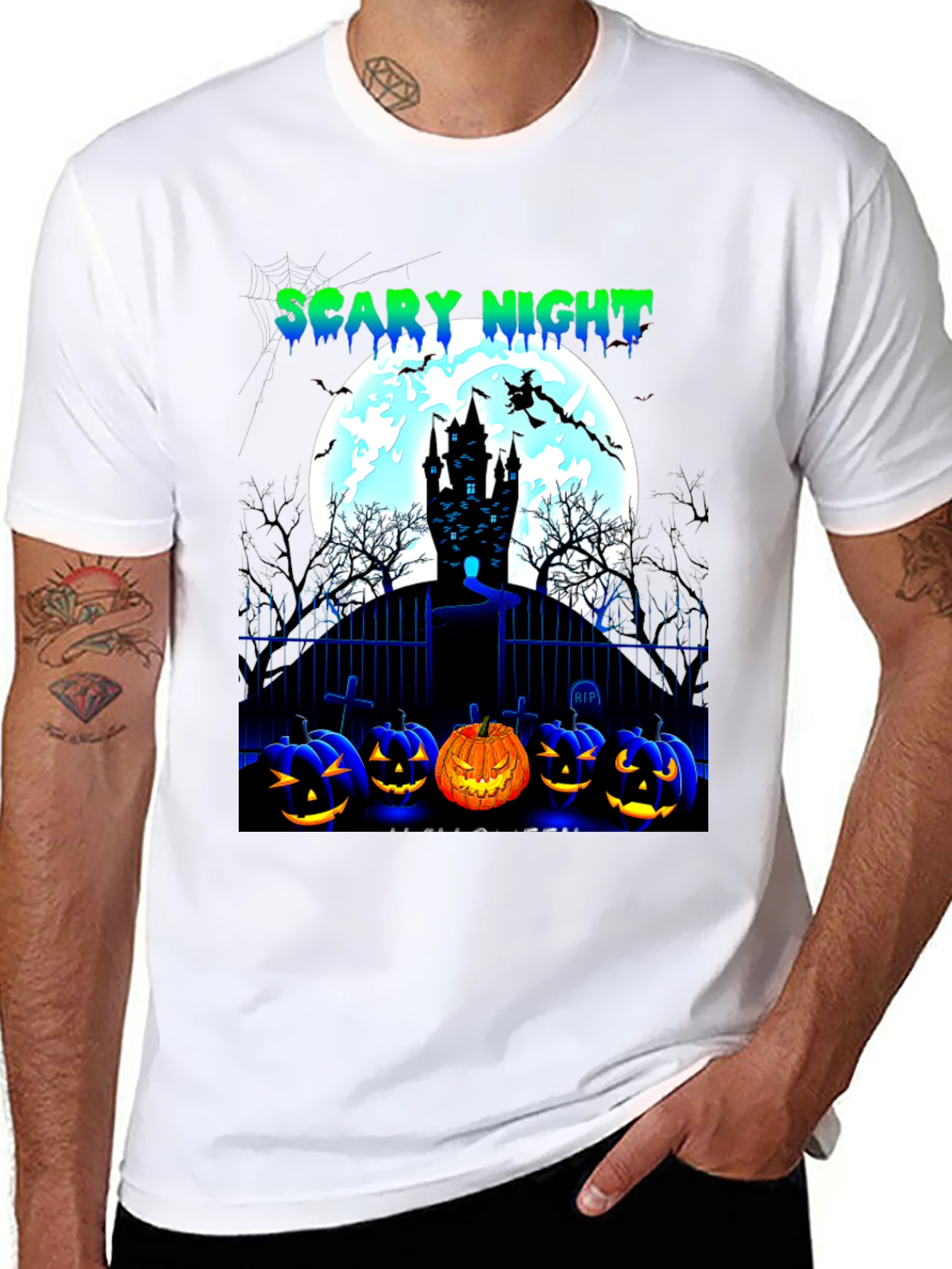 Scary Night Halloween T-Shirt