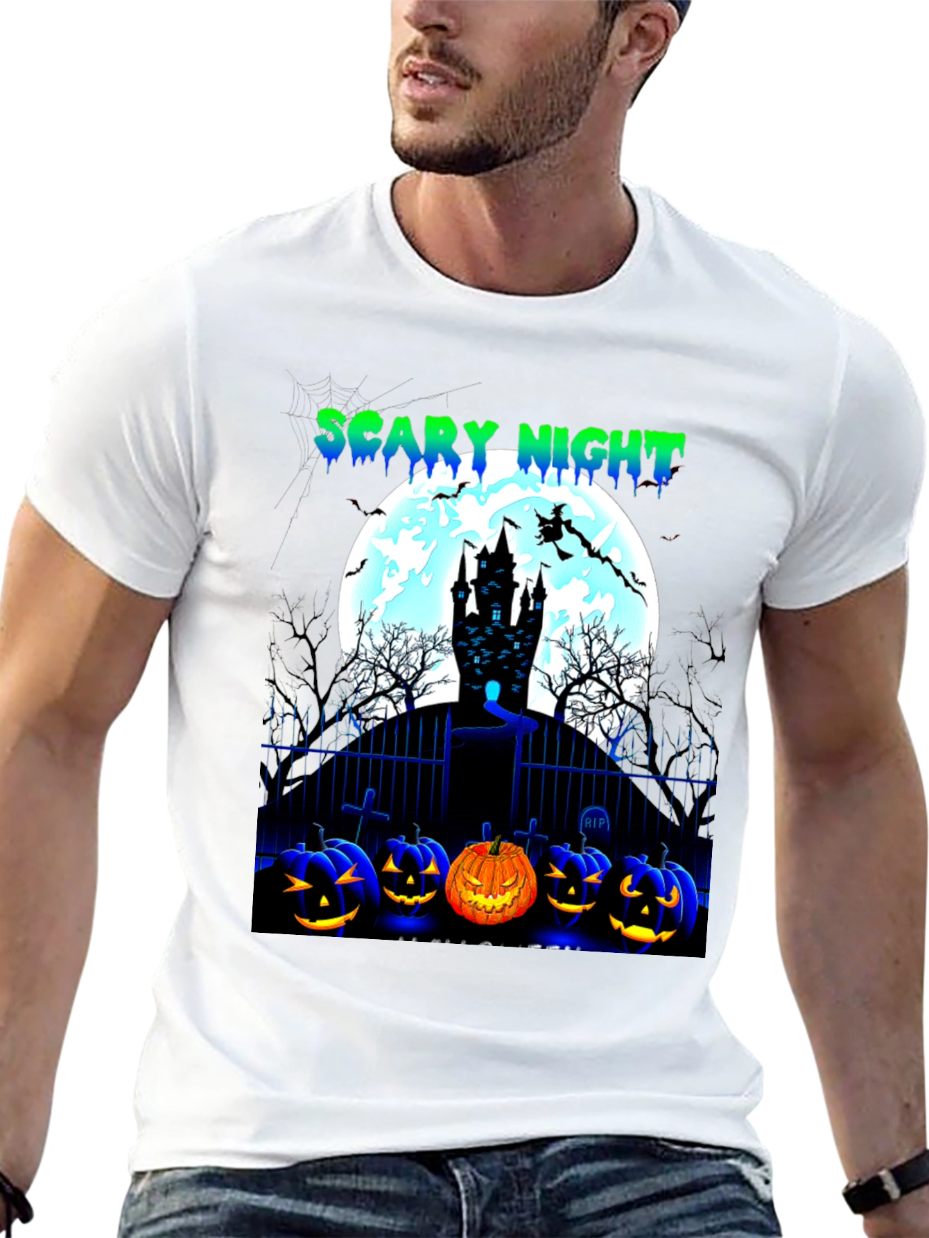 Scary Night Halloween T-Shirt