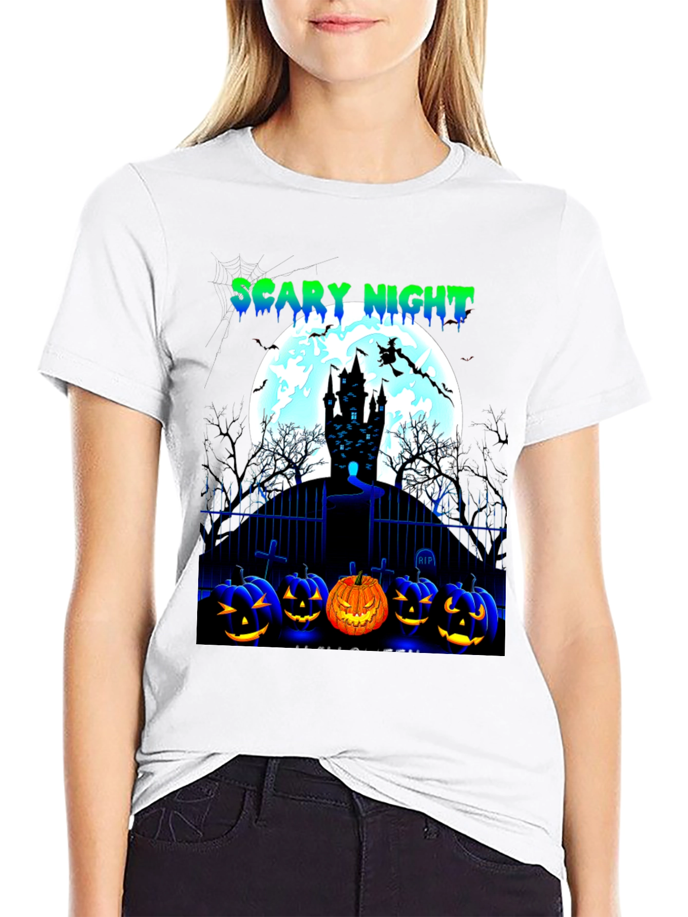 Scary Night Halloween T-Shirt