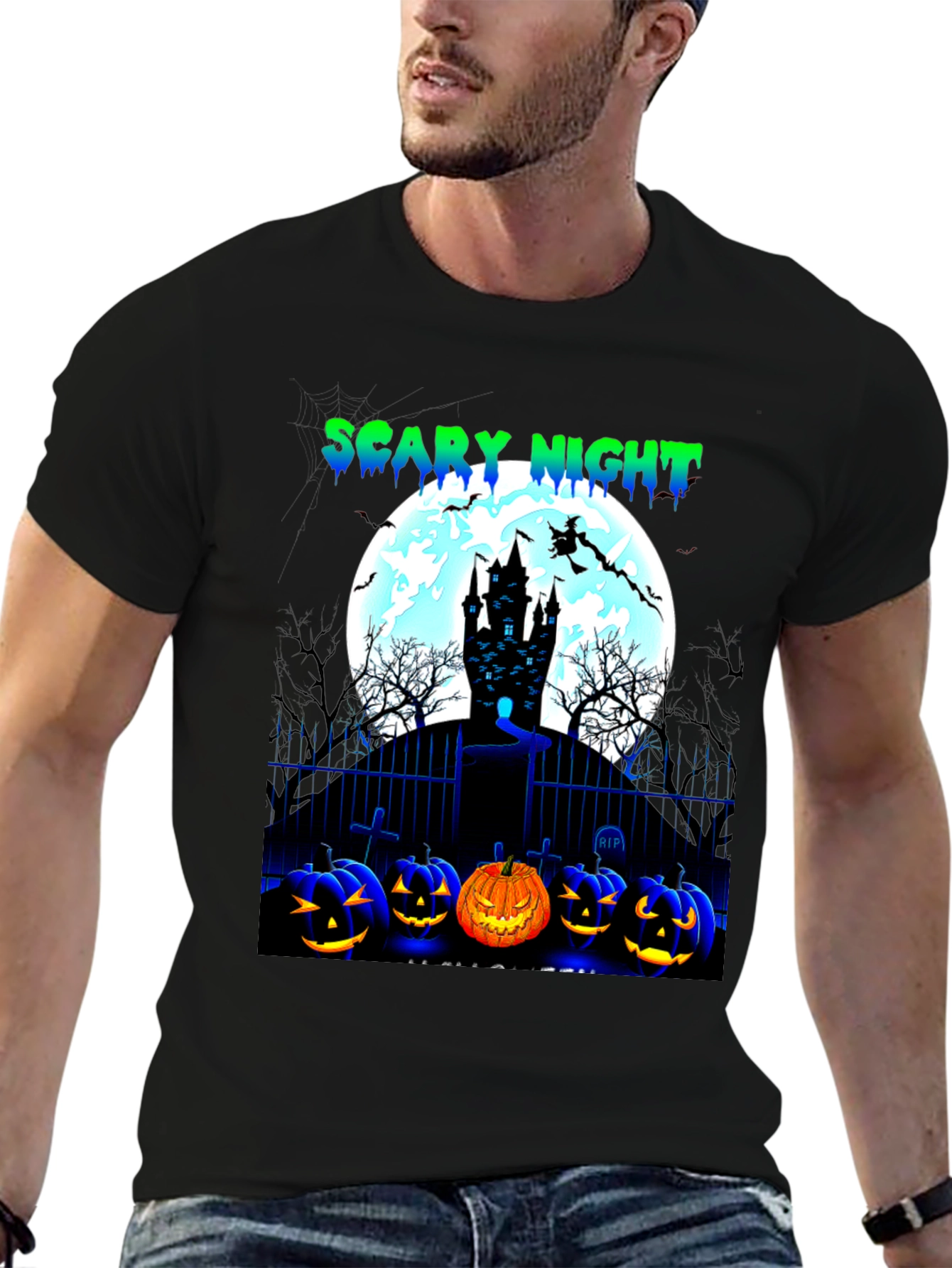 Scary Night Halloween T-Shirt