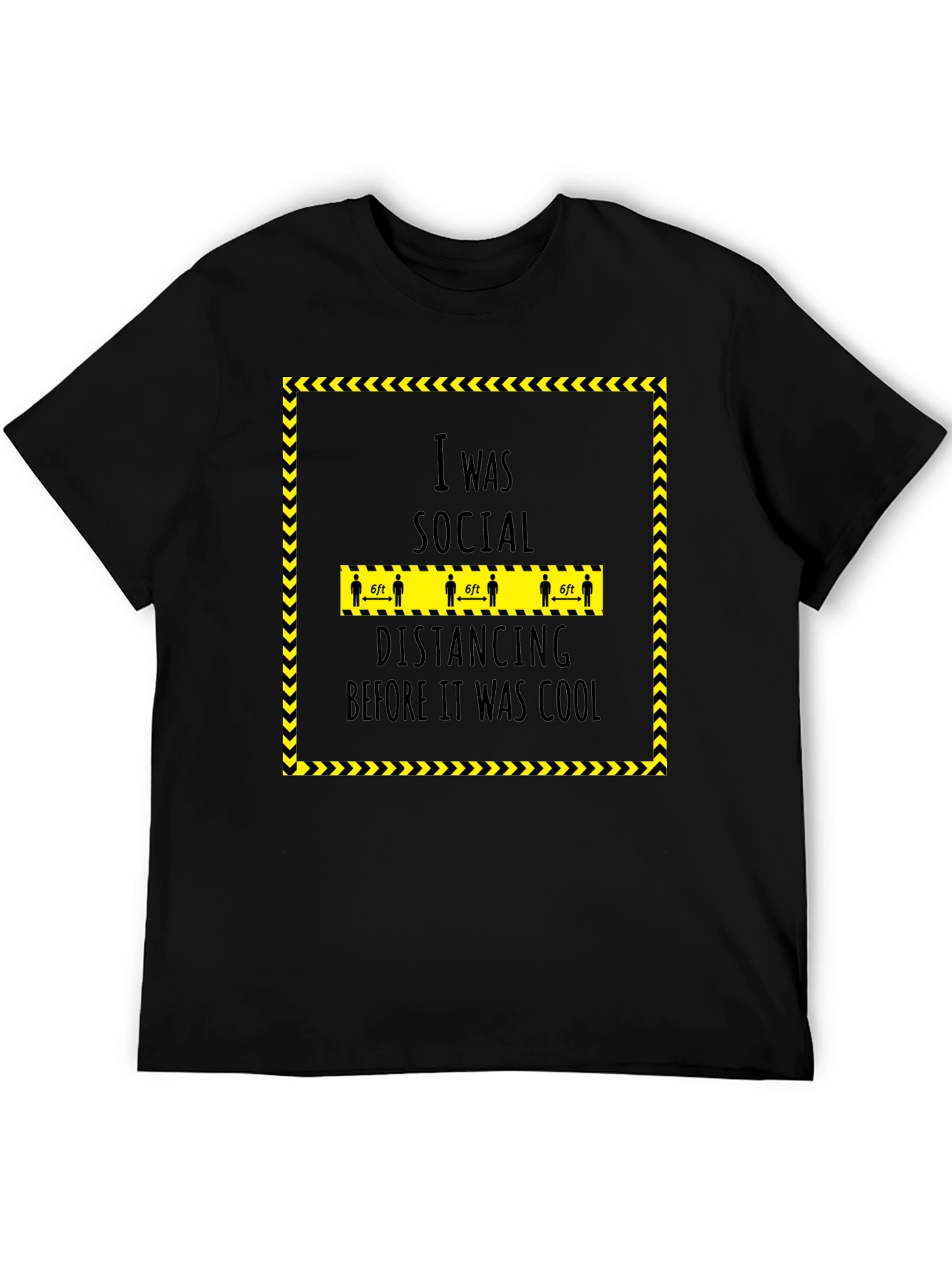 Social Distancing Before Cool Graphic Tee