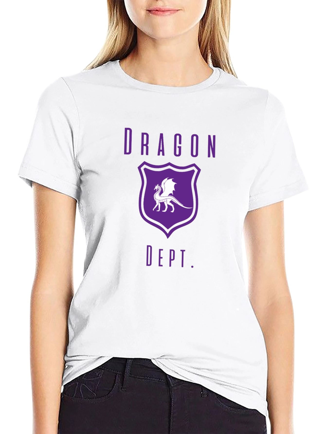Dragon Dept. Graphic T-Shirt - Black