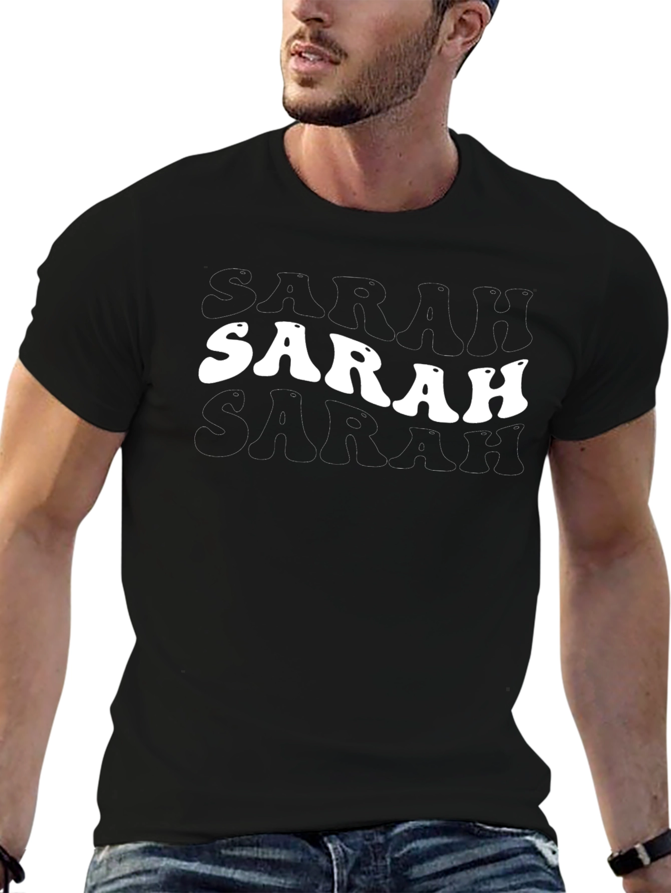 SARAH Retro Name T-Shirt