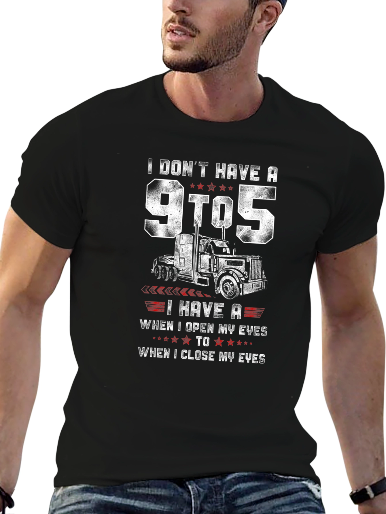 Trucker Lifestyle Graphic Tee - 9 to 5 Alternative