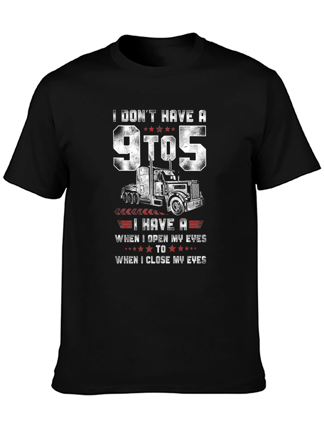 Trucker Lifestyle Graphic Tee - 9 to 5 Alternative