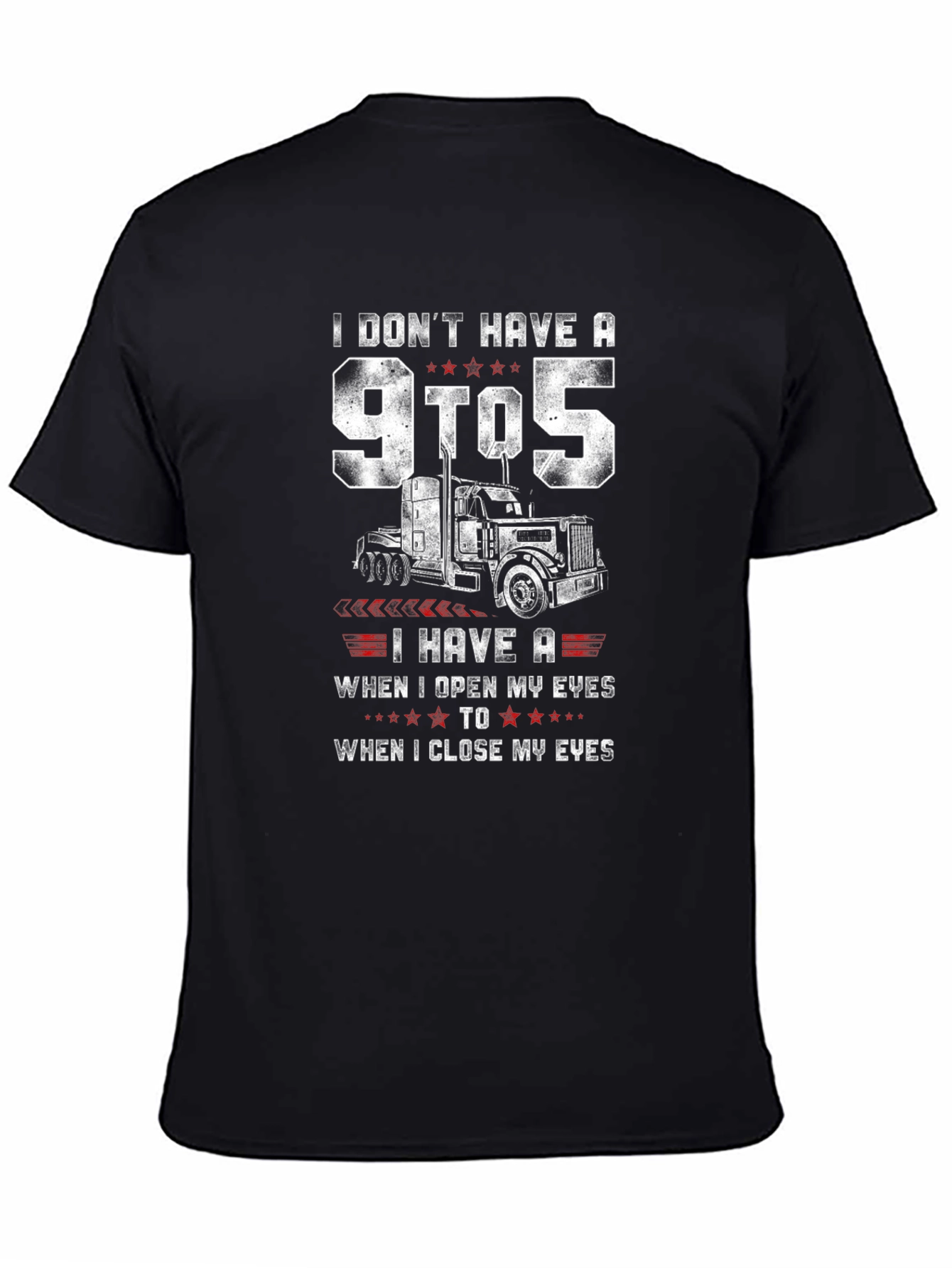 Trucker Lifestyle Graphic Tee - 9 to 5 Alternative