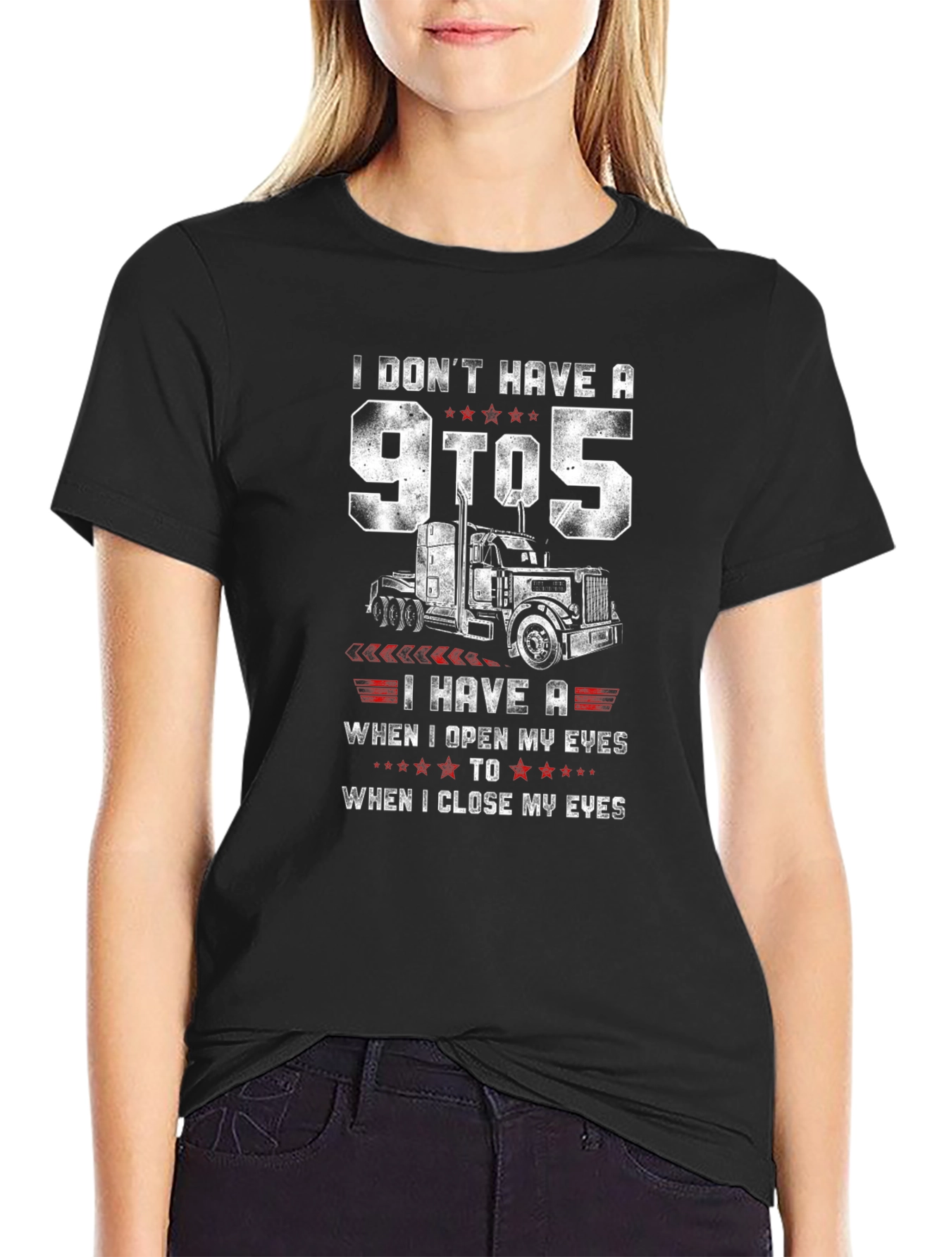 Trucker Lifestyle Graphic Tee - 9 to 5 Alternative
