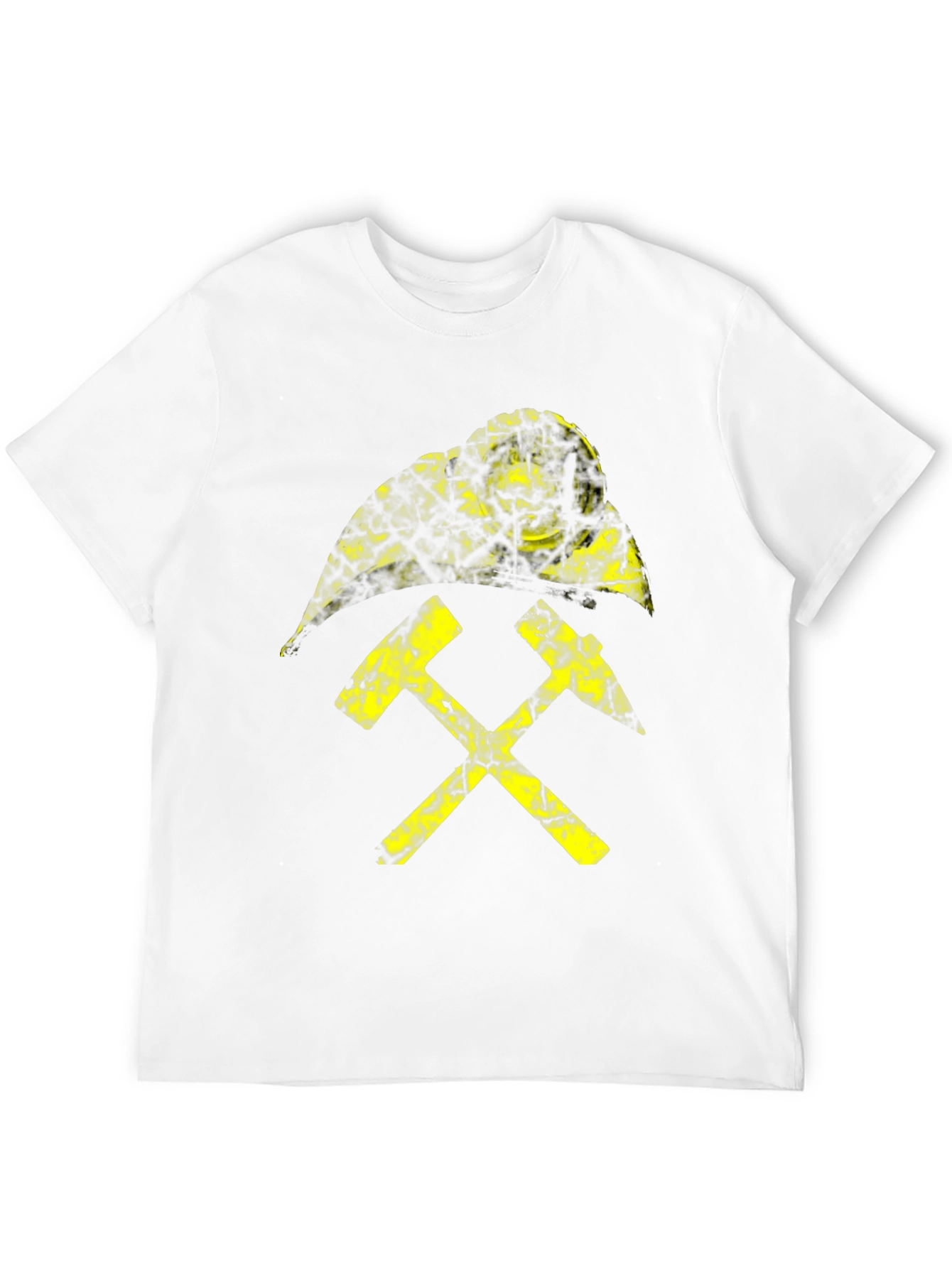Black T-Shirt with Yellow Miners Emblem
