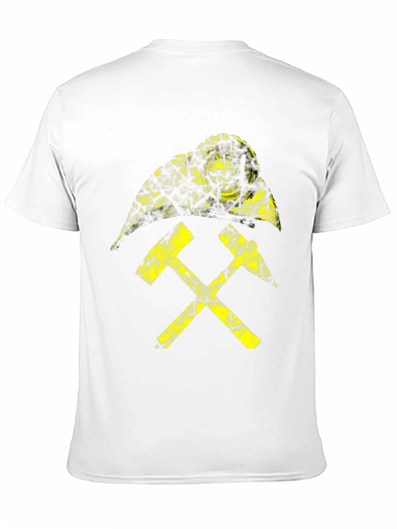 Black T-Shirt with Yellow Miners Emblem