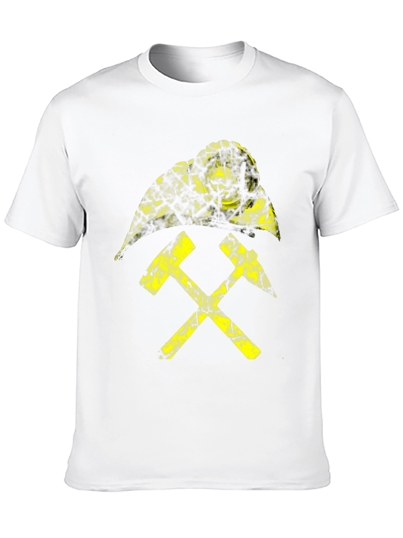 Black T-Shirt with Yellow Miners Emblem