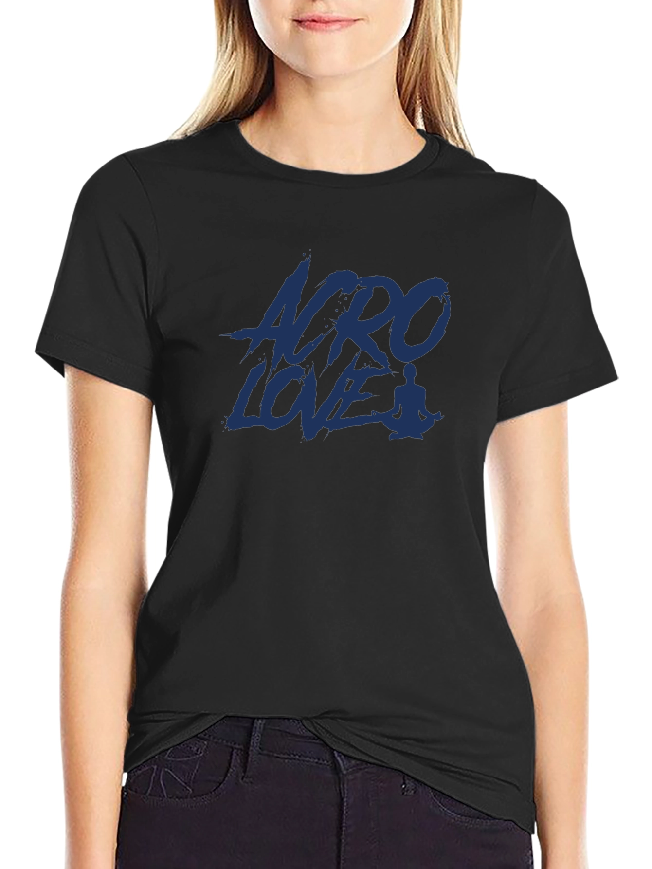 Acro Love Black T-Shirt
