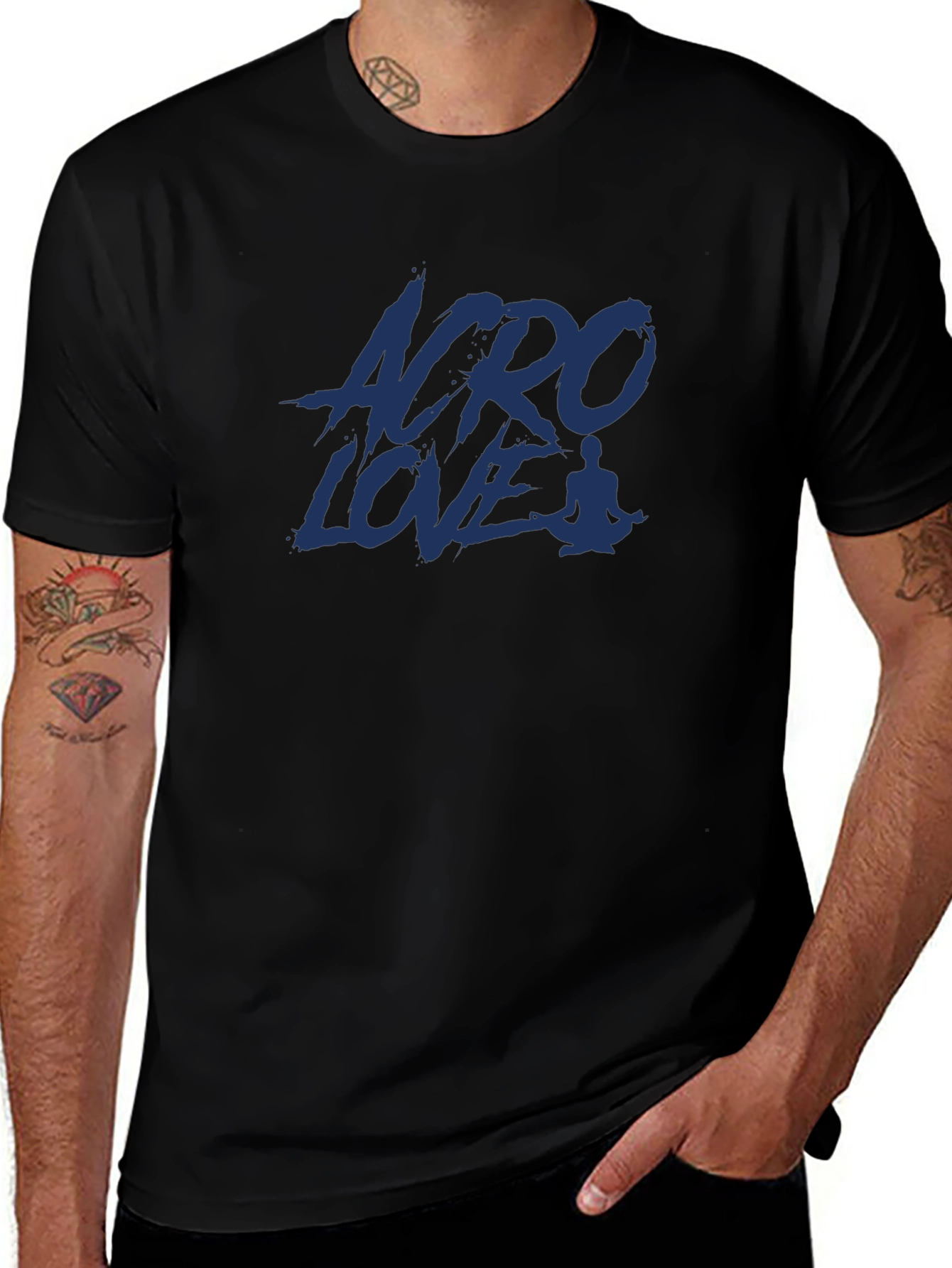 Acro Love Black T-Shirt