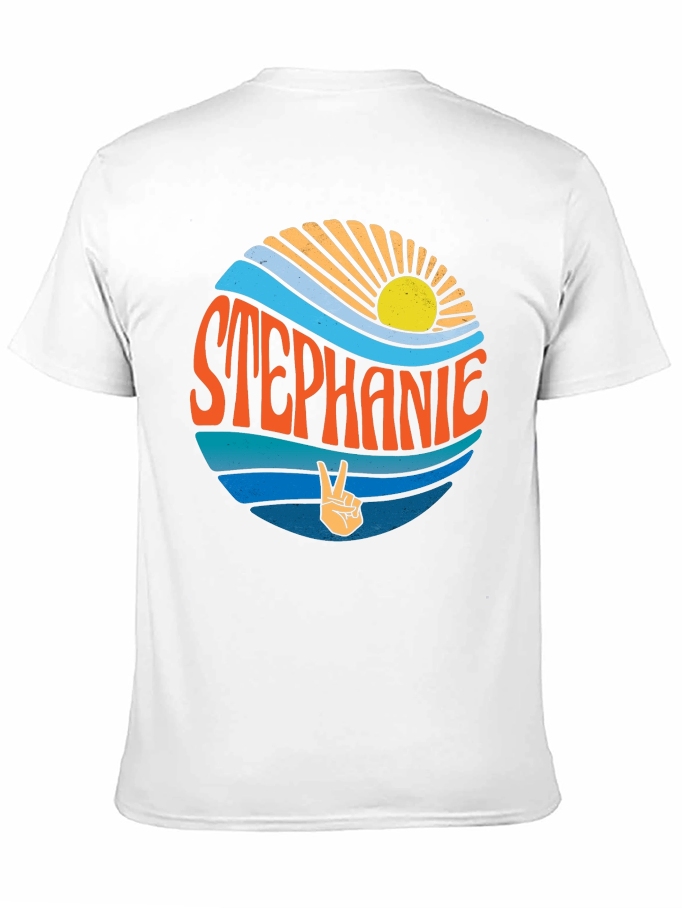 Stephanie Retro T-Shirt - Peace & Sunshine