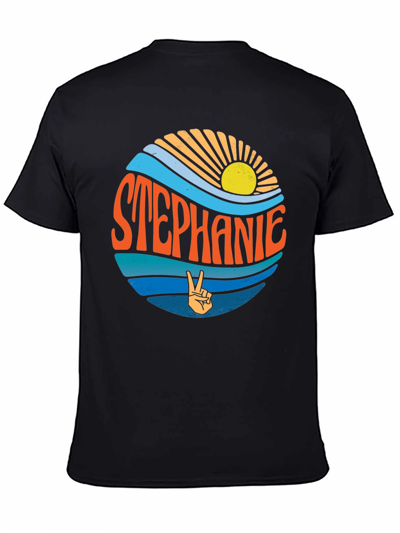 Stephanie Retro T-Shirt - Peace & Sunshine