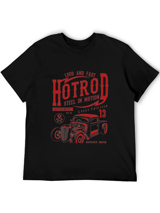 Hot Rod Steel in Motion Graphic Tee