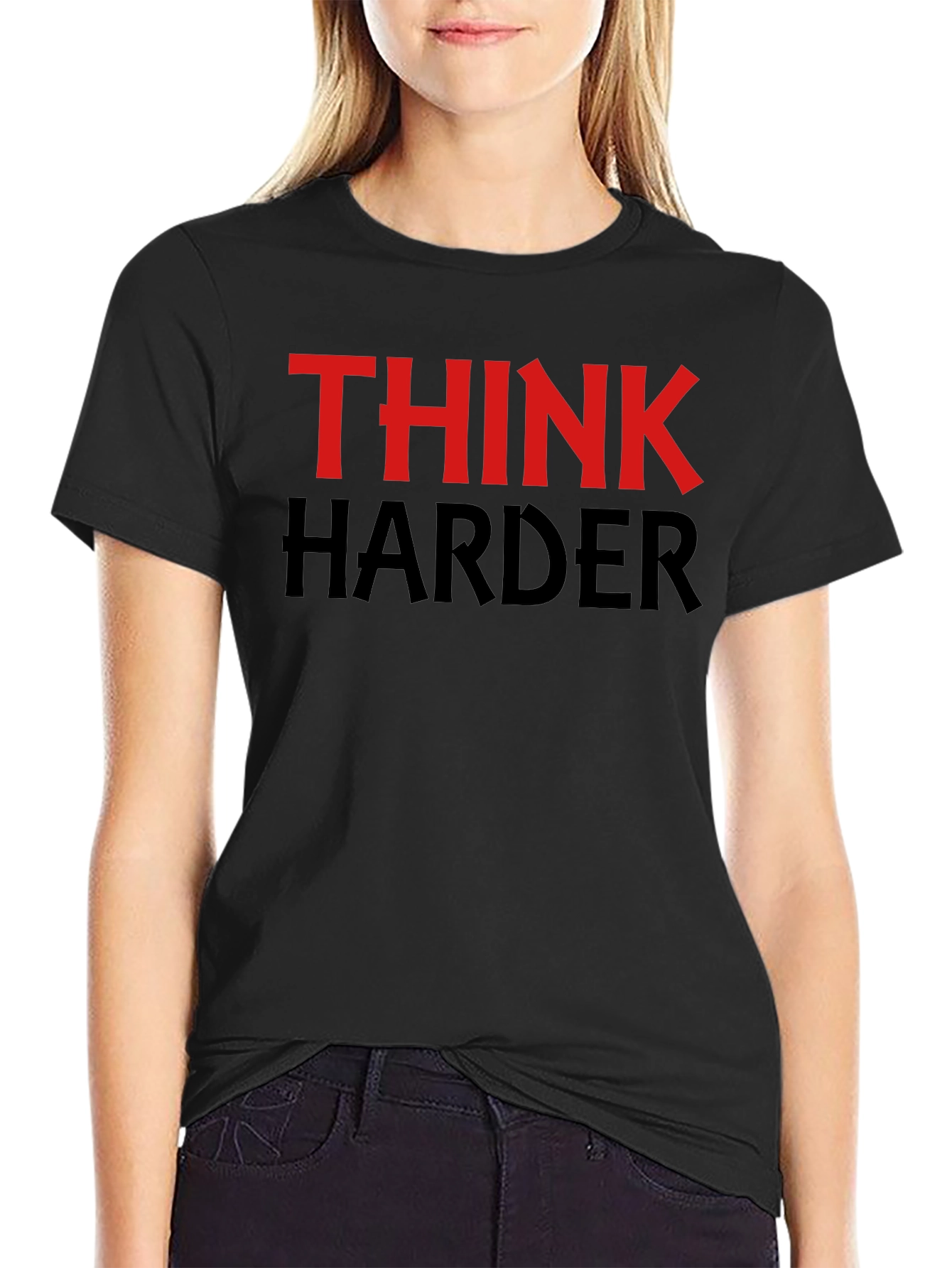 Think Harder Graphic T-Shirt
