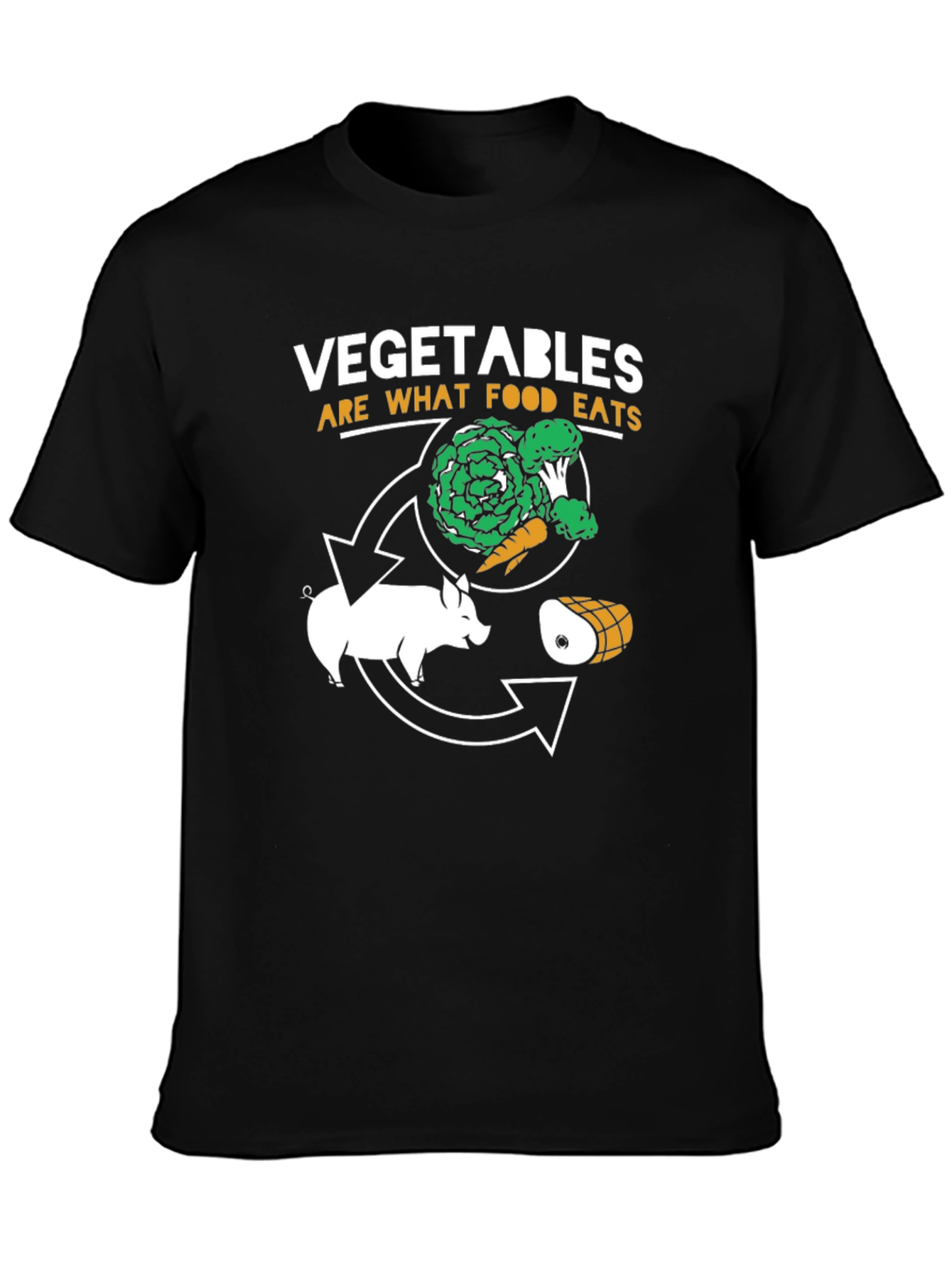 Vegetable Cycle T-Shirt - Food Chain Humor