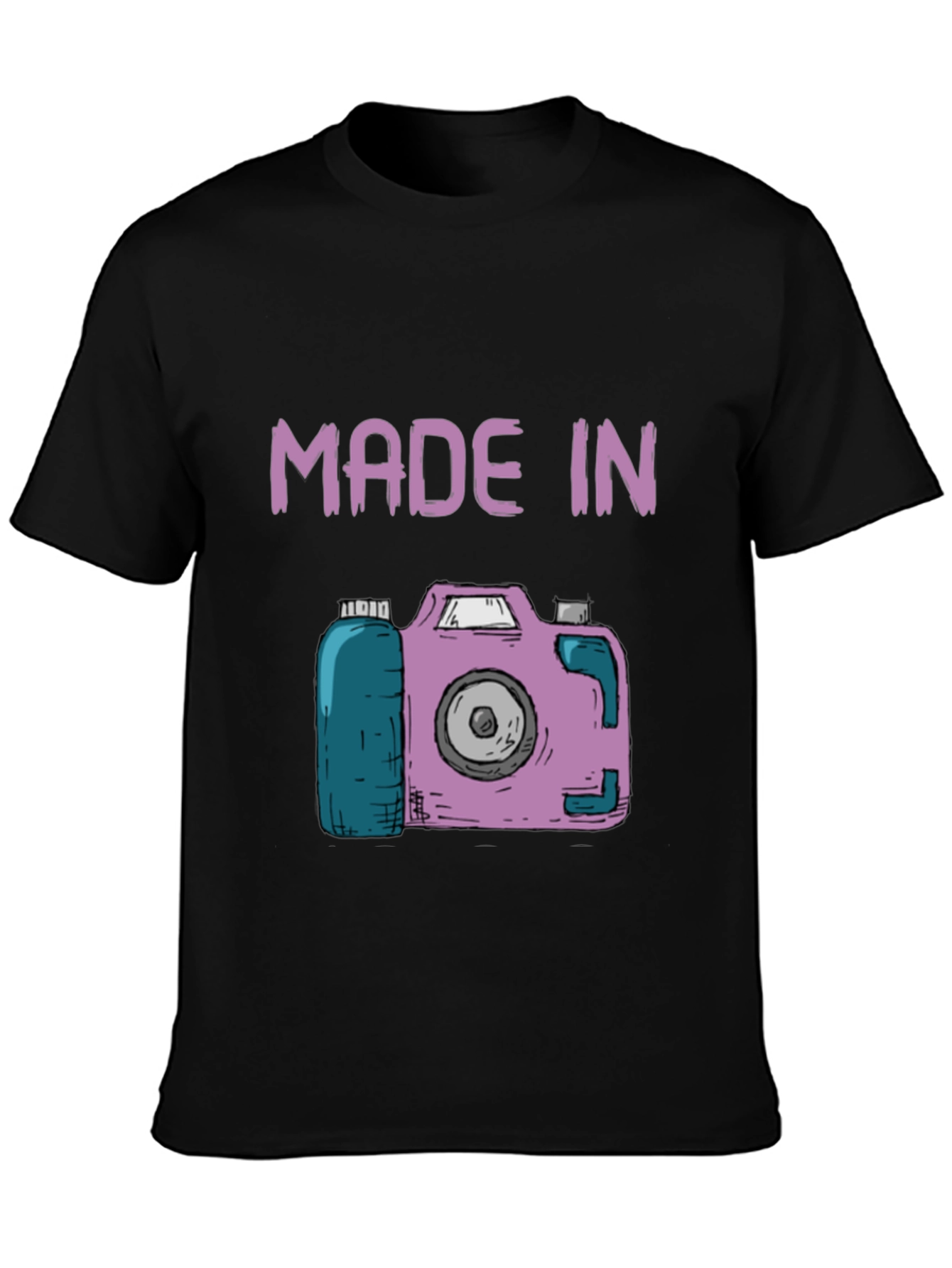 Retro Camera Graphic Tee - Made In Statement Shirt