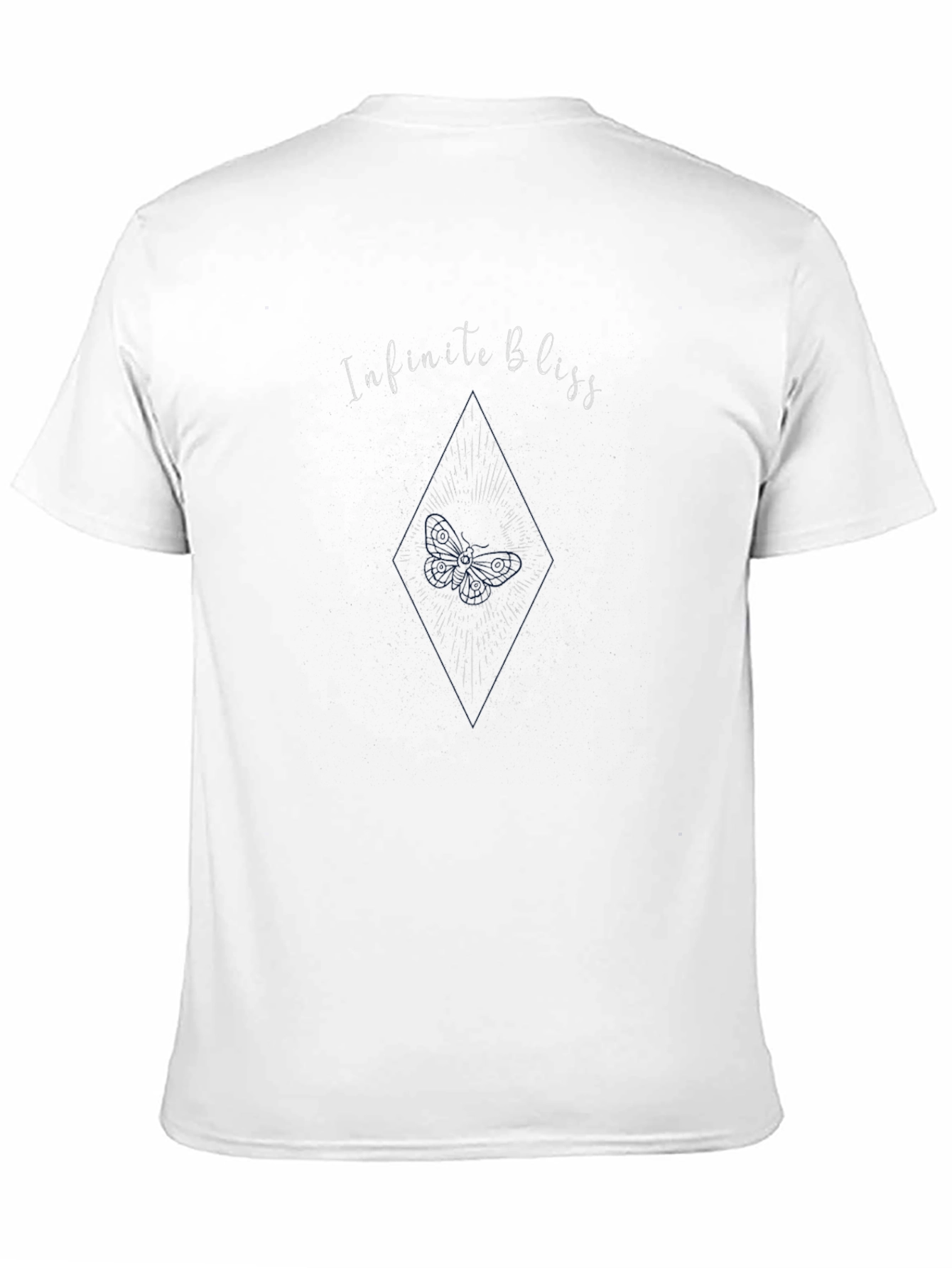Infinite Bliss Graphic Black T-Shirt