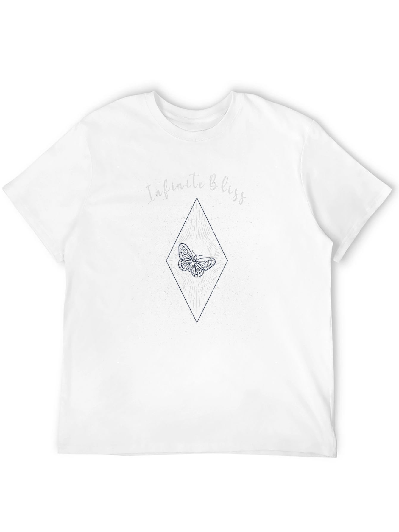 Infinite Bliss Graphic Black T-Shirt