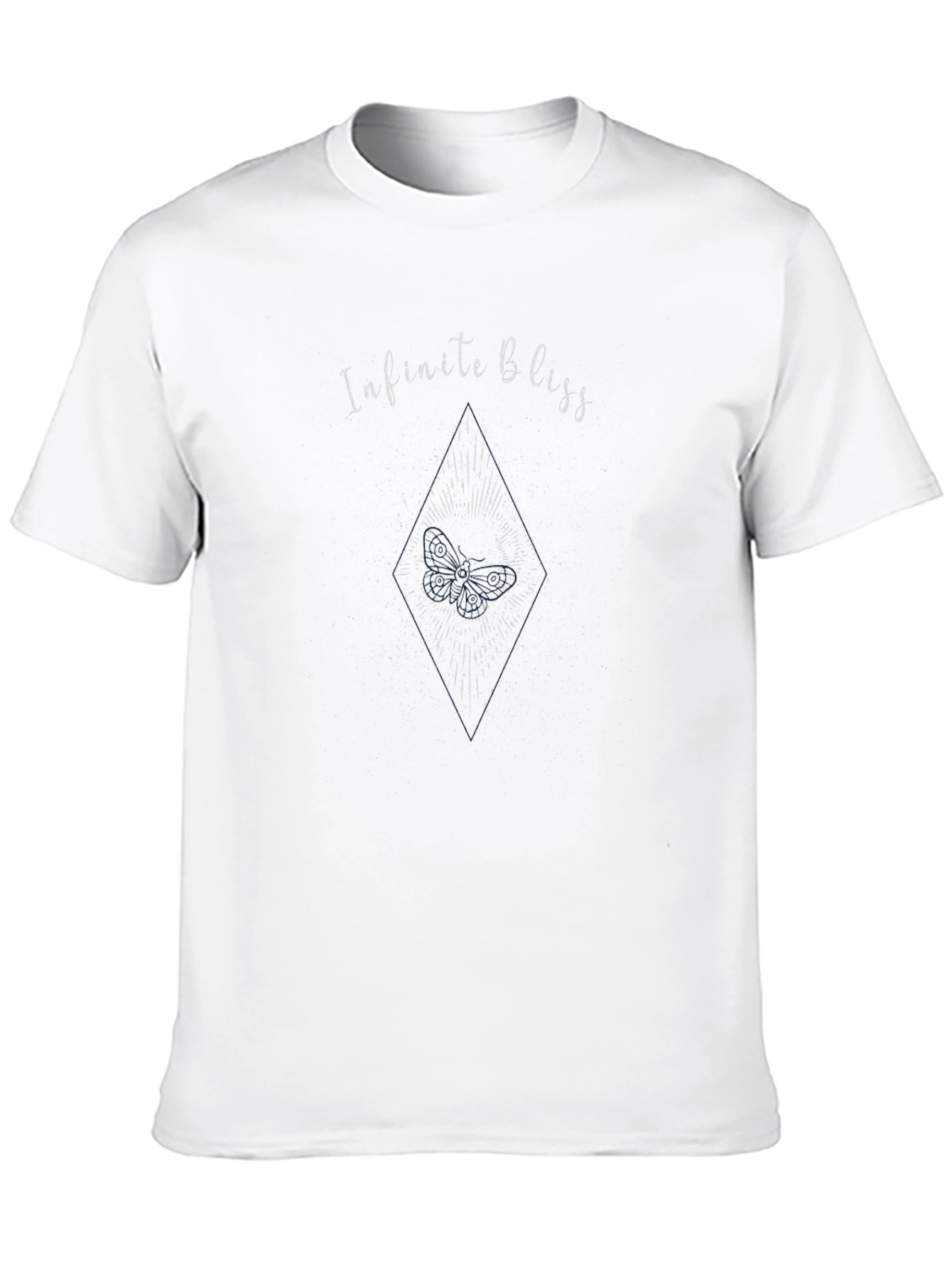 Infinite Bliss Graphic Black T-Shirt