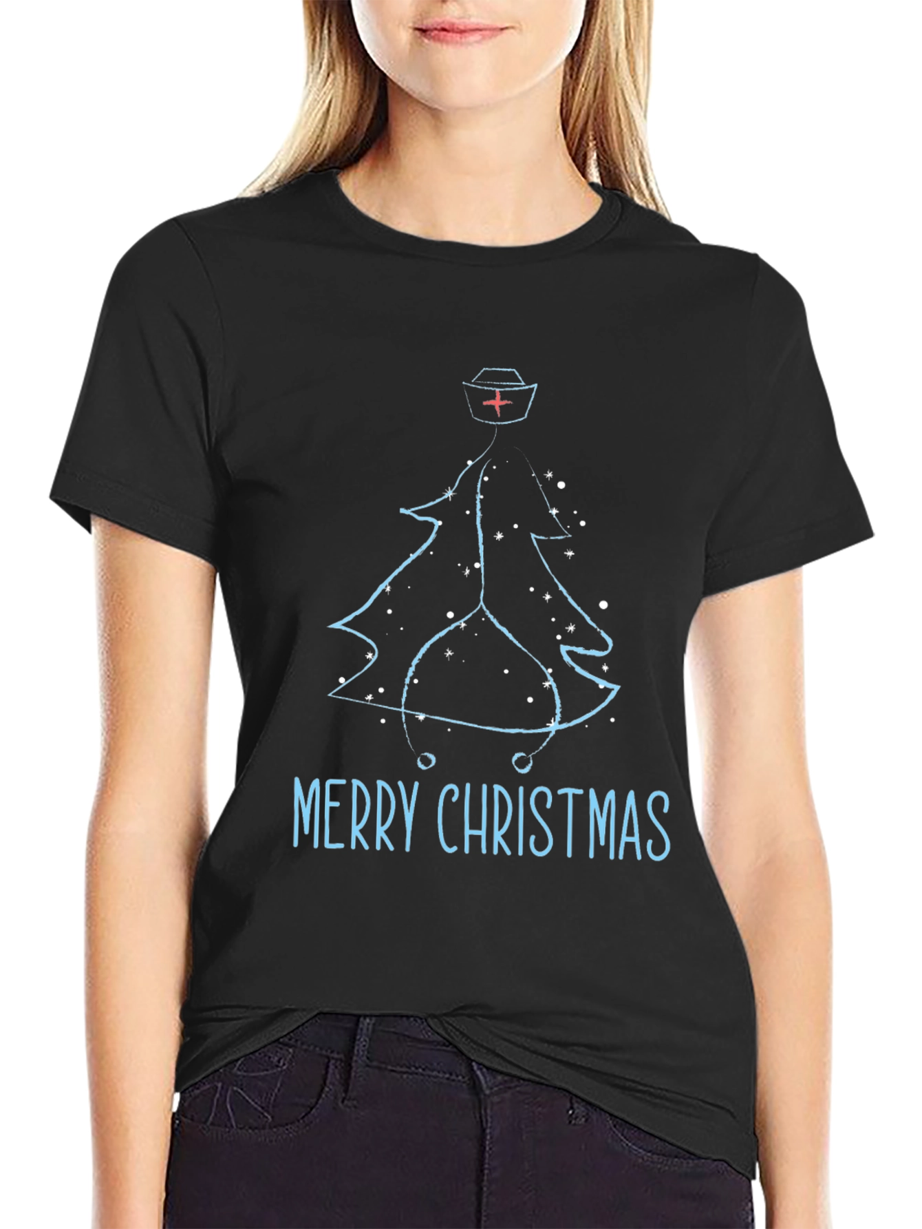 Nurse Christmas Tree T-Shirt