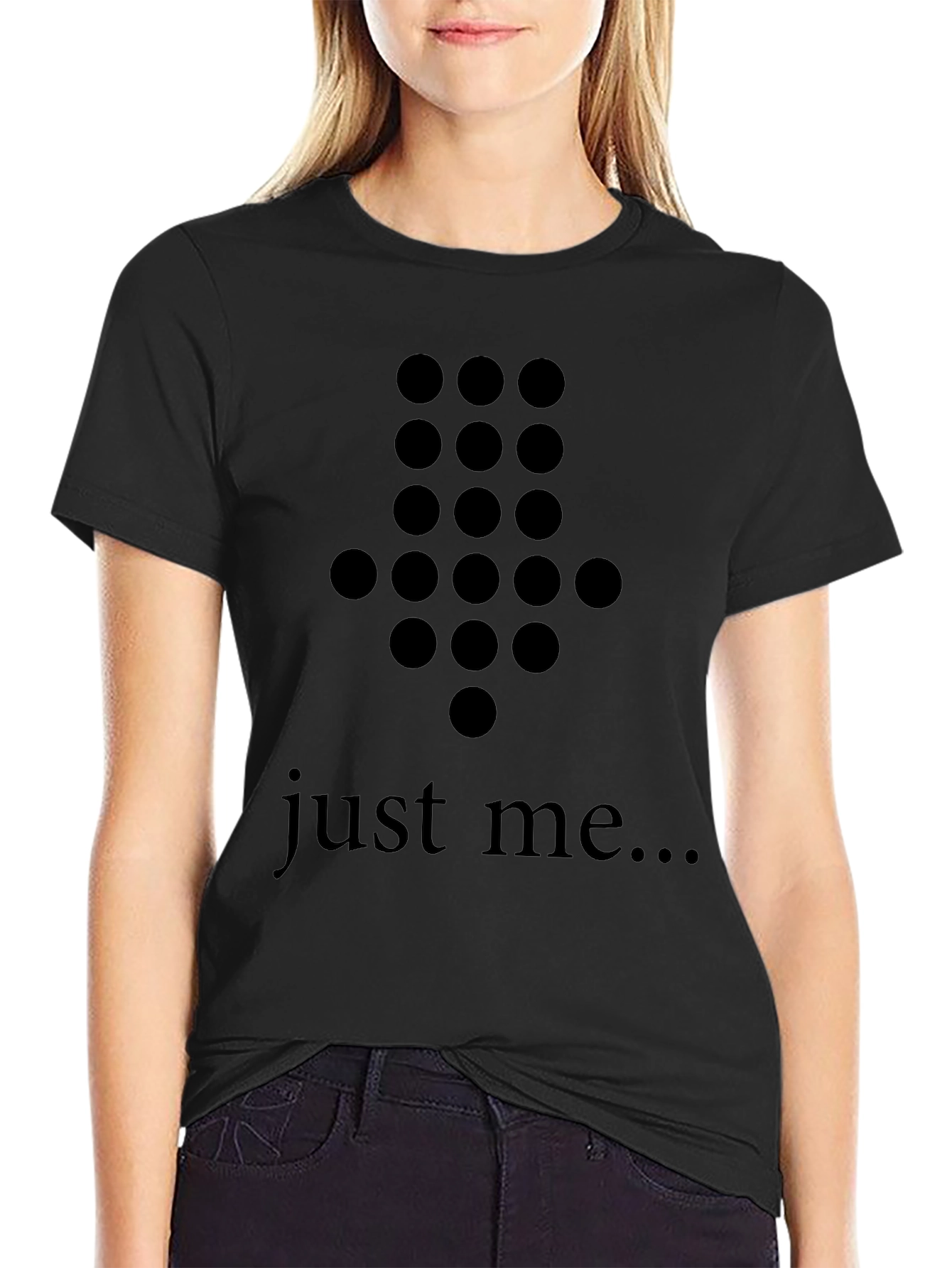 Dot Arrow Graphic Tee - Just Me...