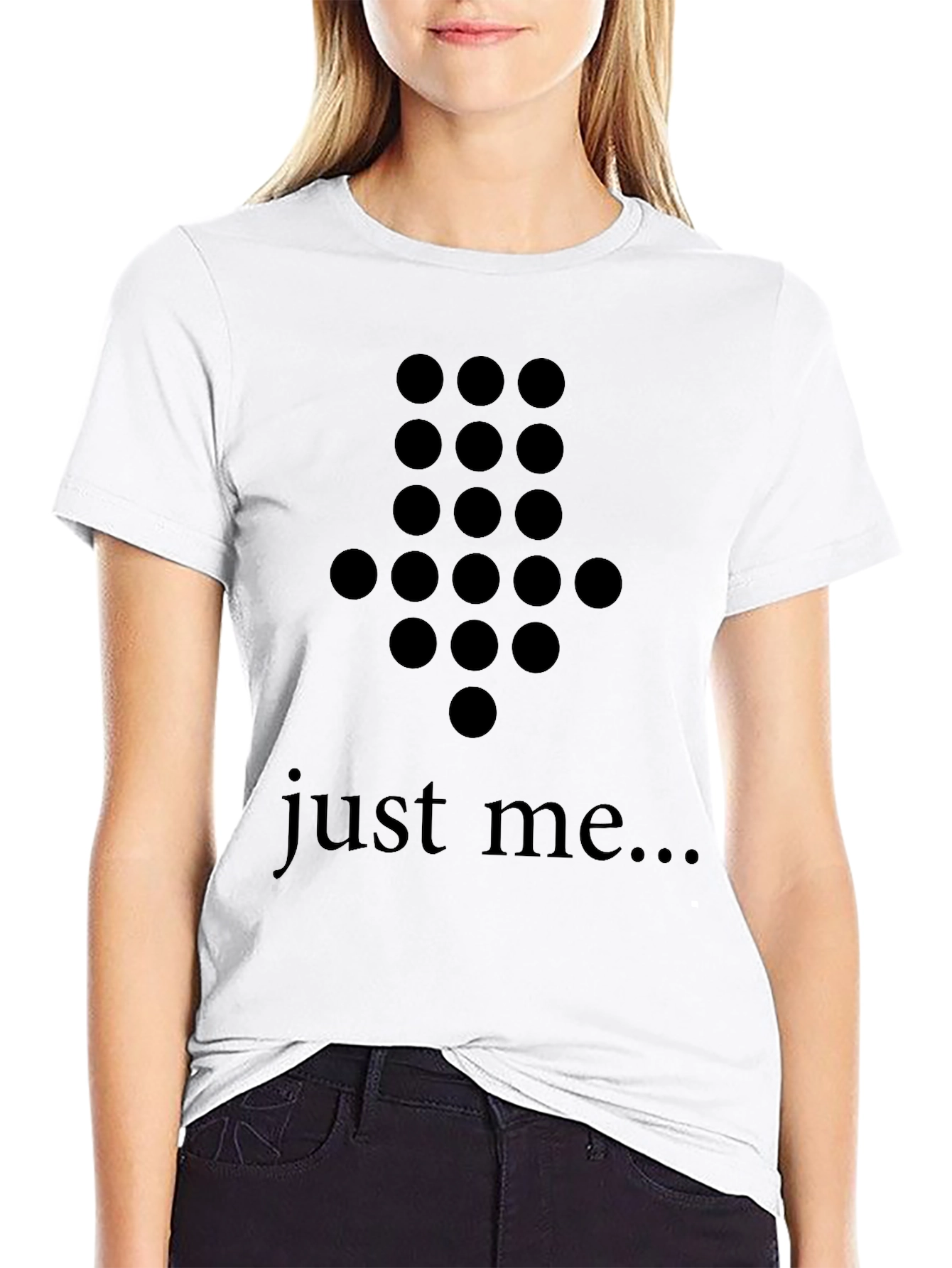 Dot Arrow Graphic Tee - Just Me...