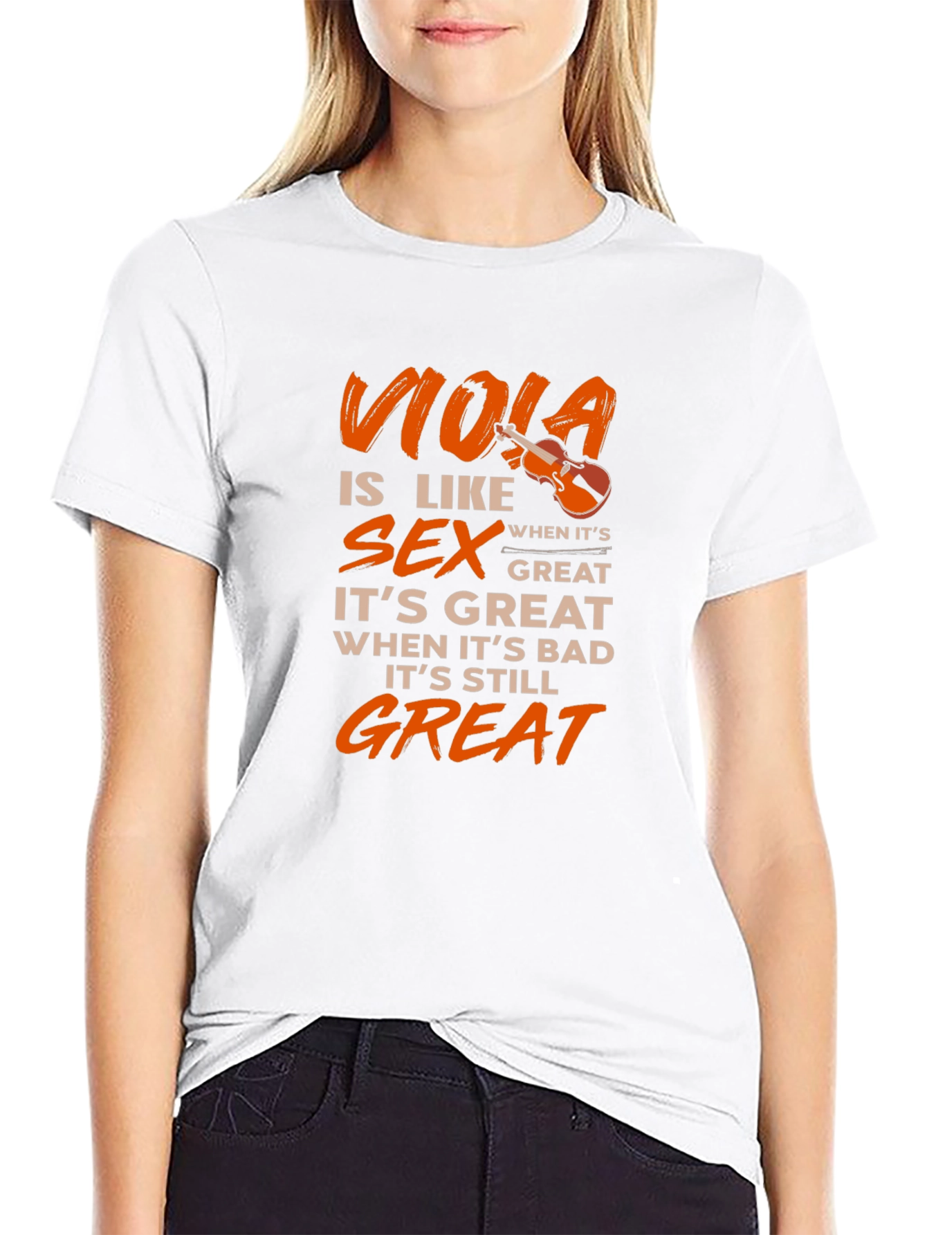 Viola is Like Sex T-Shirt Musician Gift