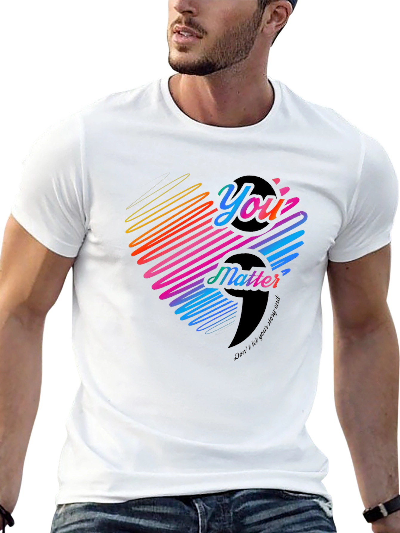 You Matter Semicolon Graphic Tee