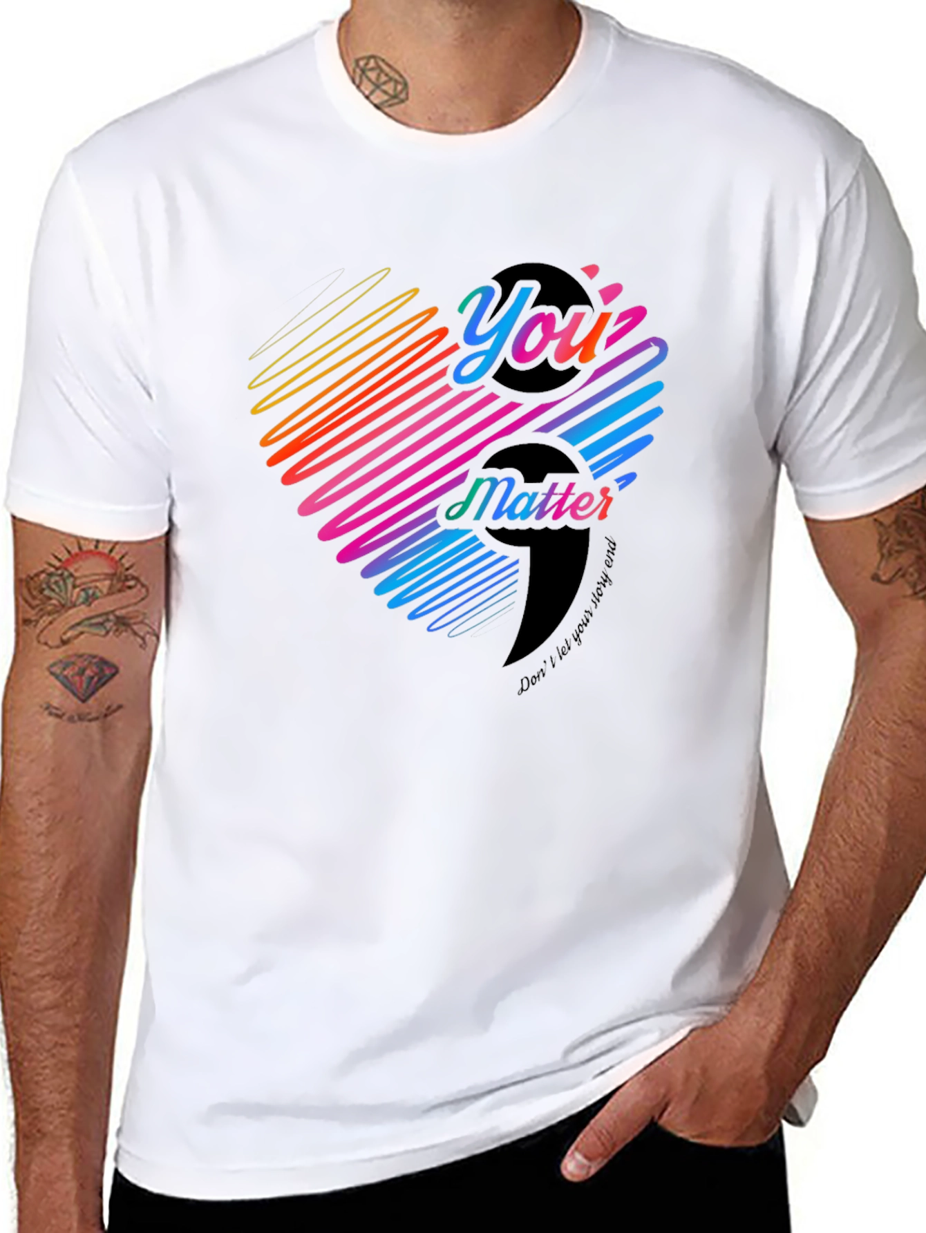 You Matter Semicolon Graphic Tee