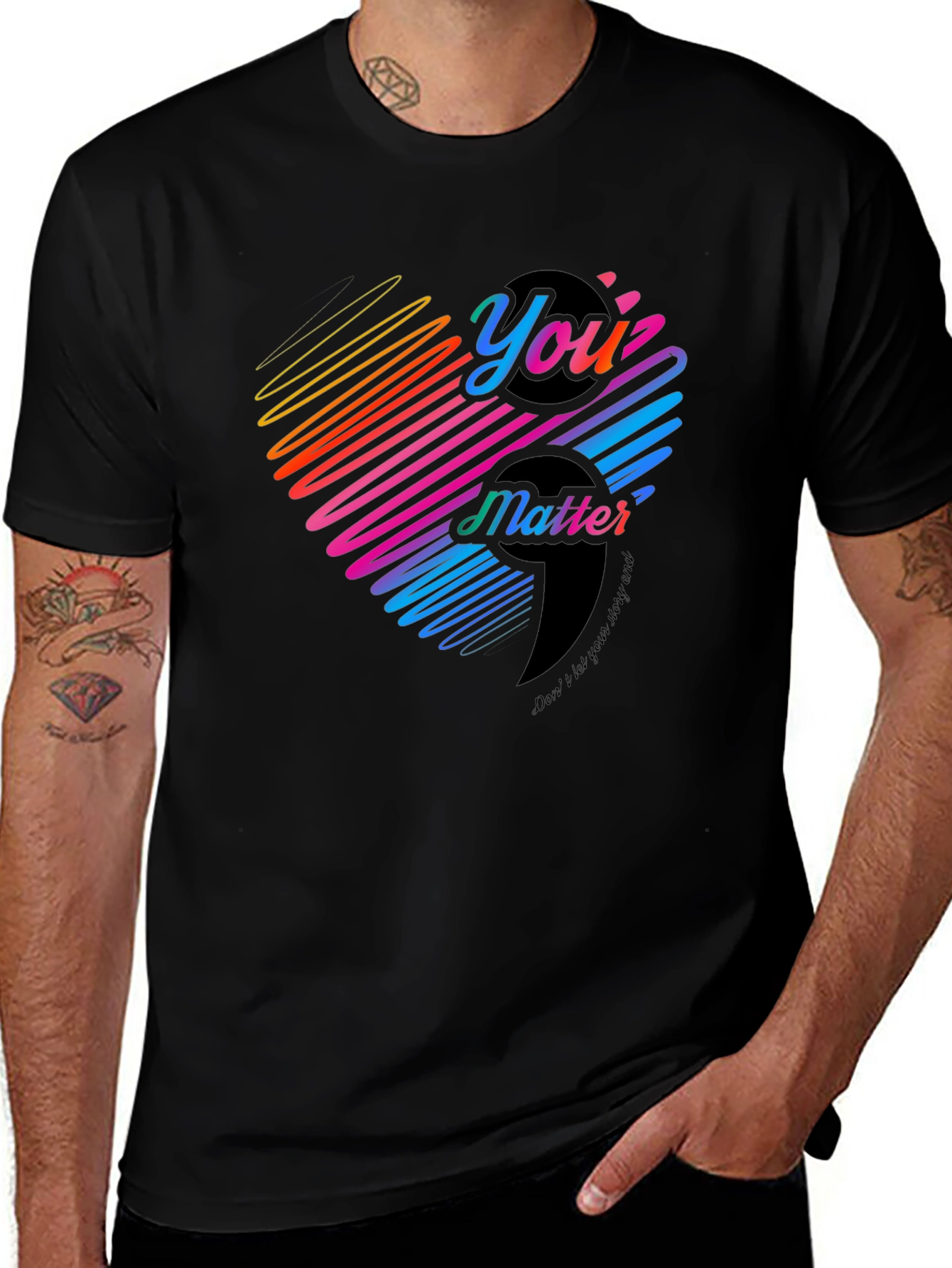 You Matter Semicolon Graphic Tee