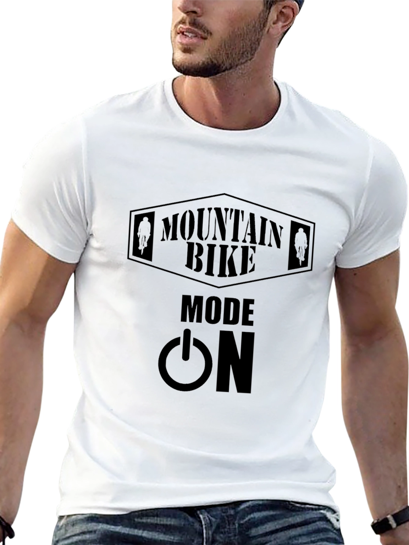 Mountain Bike Mode On Graphic T-Shirt