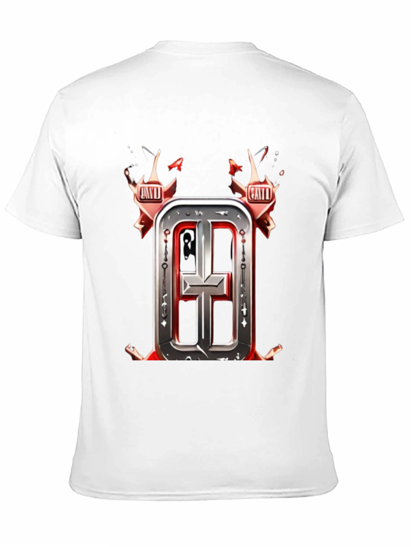 Edgy Graphic Tee - Dark Cross Design
