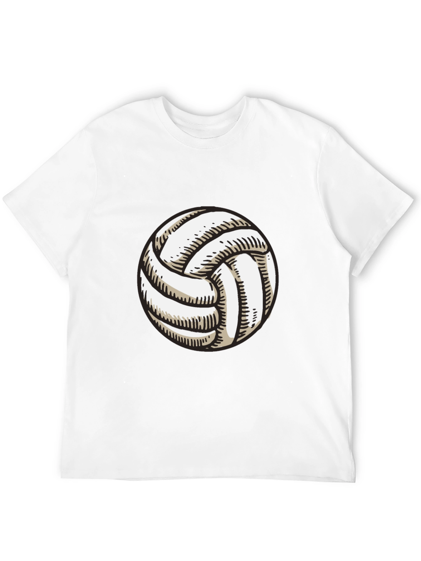 Volleyball Graphic Tee - Classic Black T-Shirt