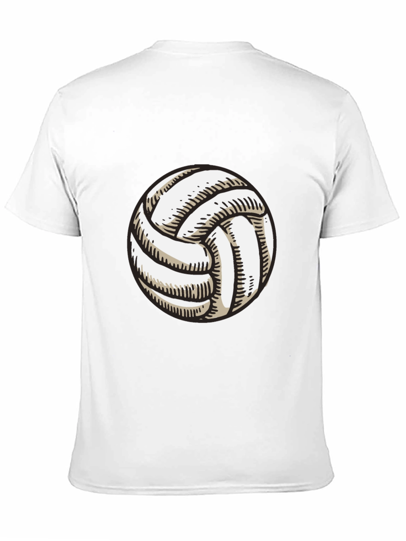 Volleyball Graphic Tee - Classic Black T-Shirt