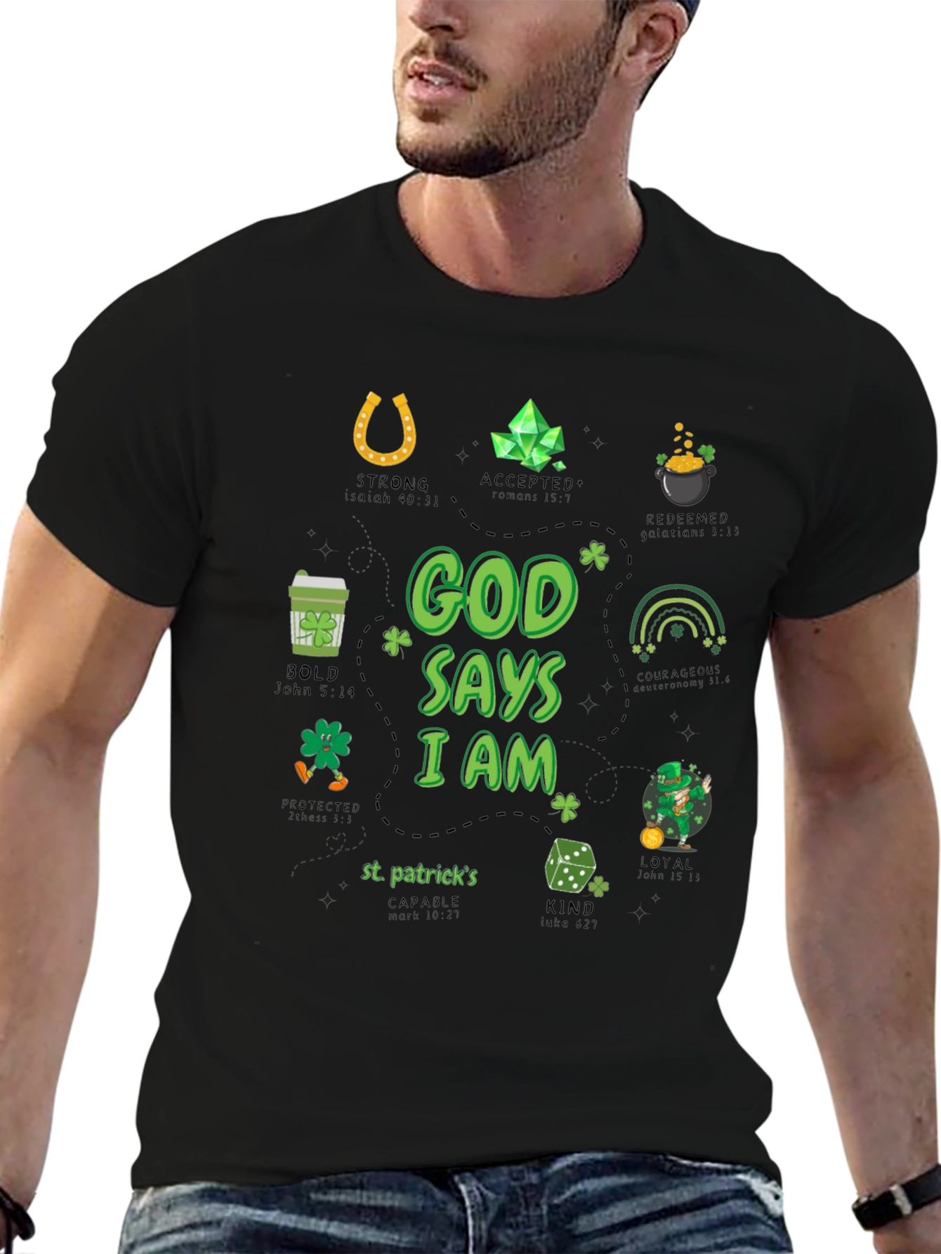 God Says I Am St. Patricks Day T-Shirt