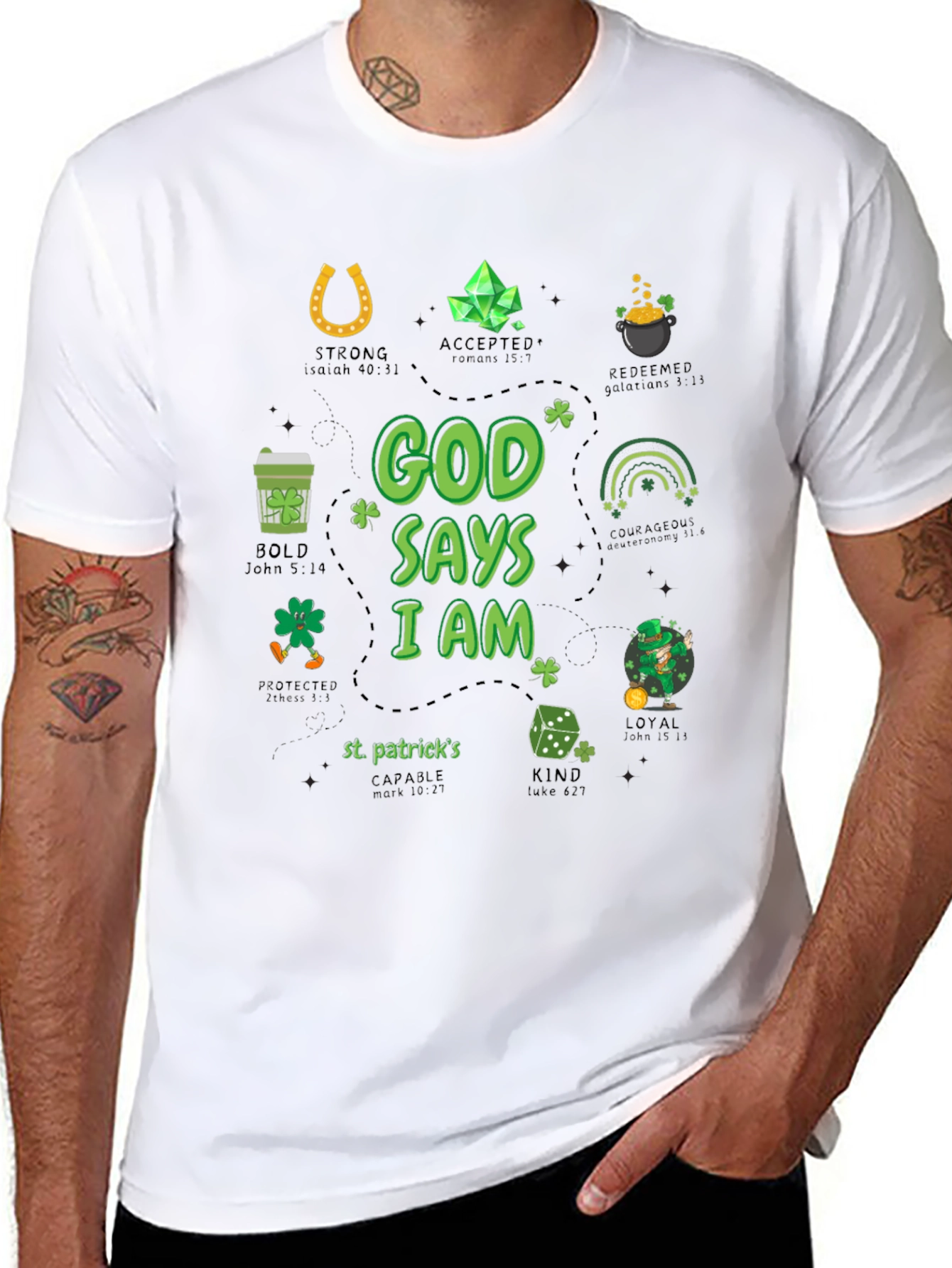 God Says I Am St. Patricks Day T-Shirt