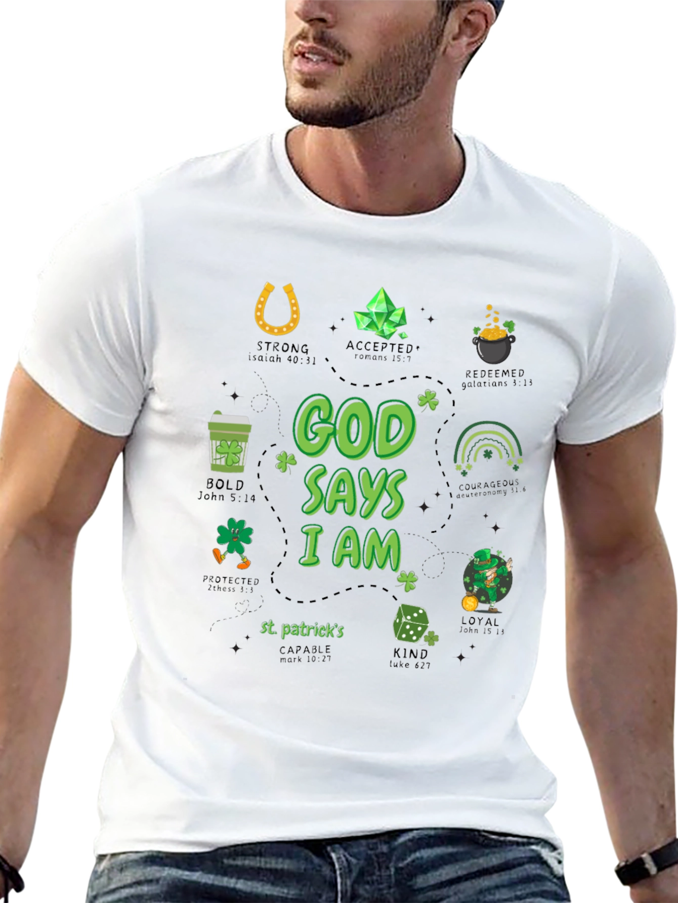 God Says I Am St. Patricks Day T-Shirt