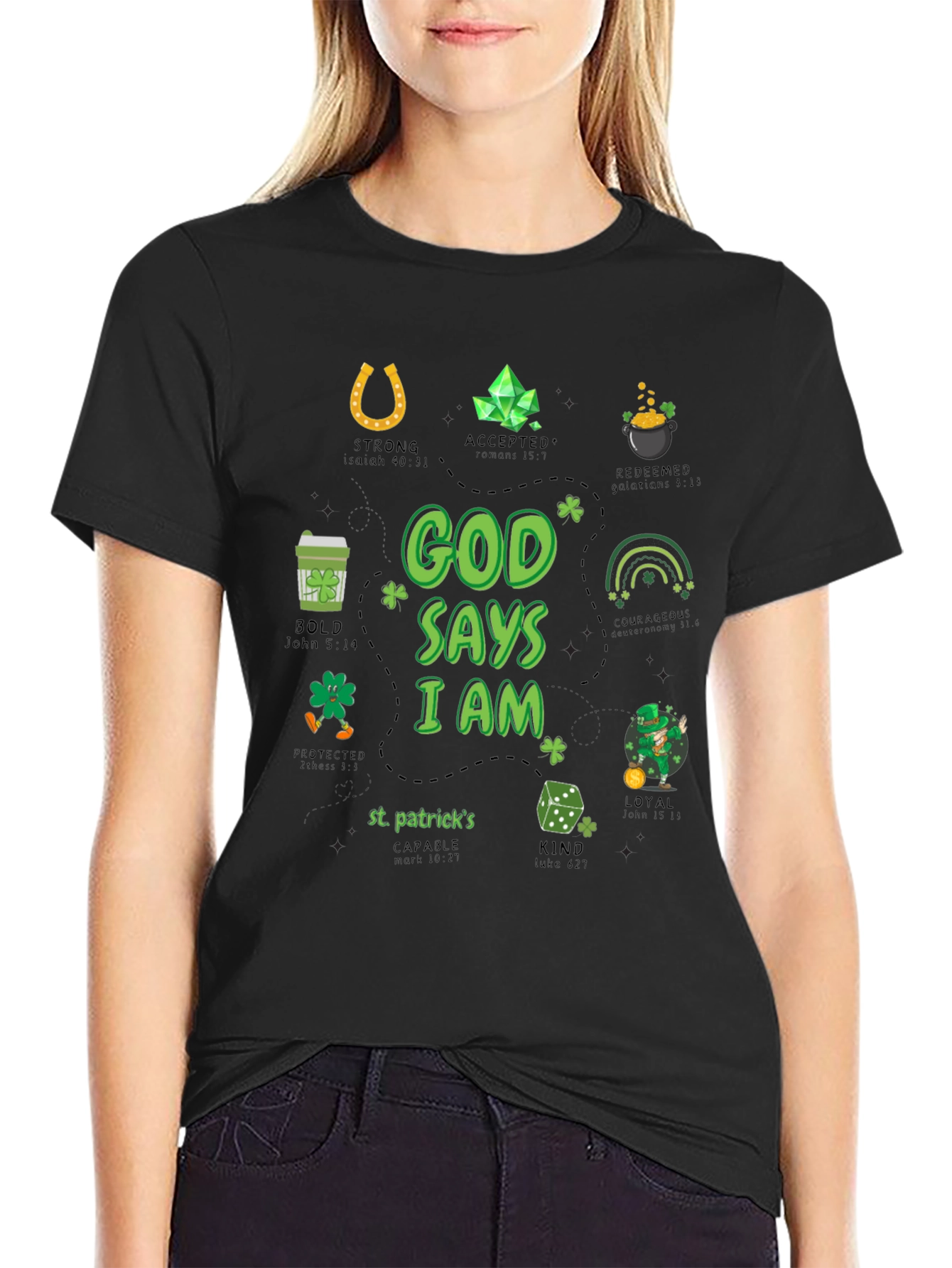 God Says I Am St. Patricks Day T-Shirt