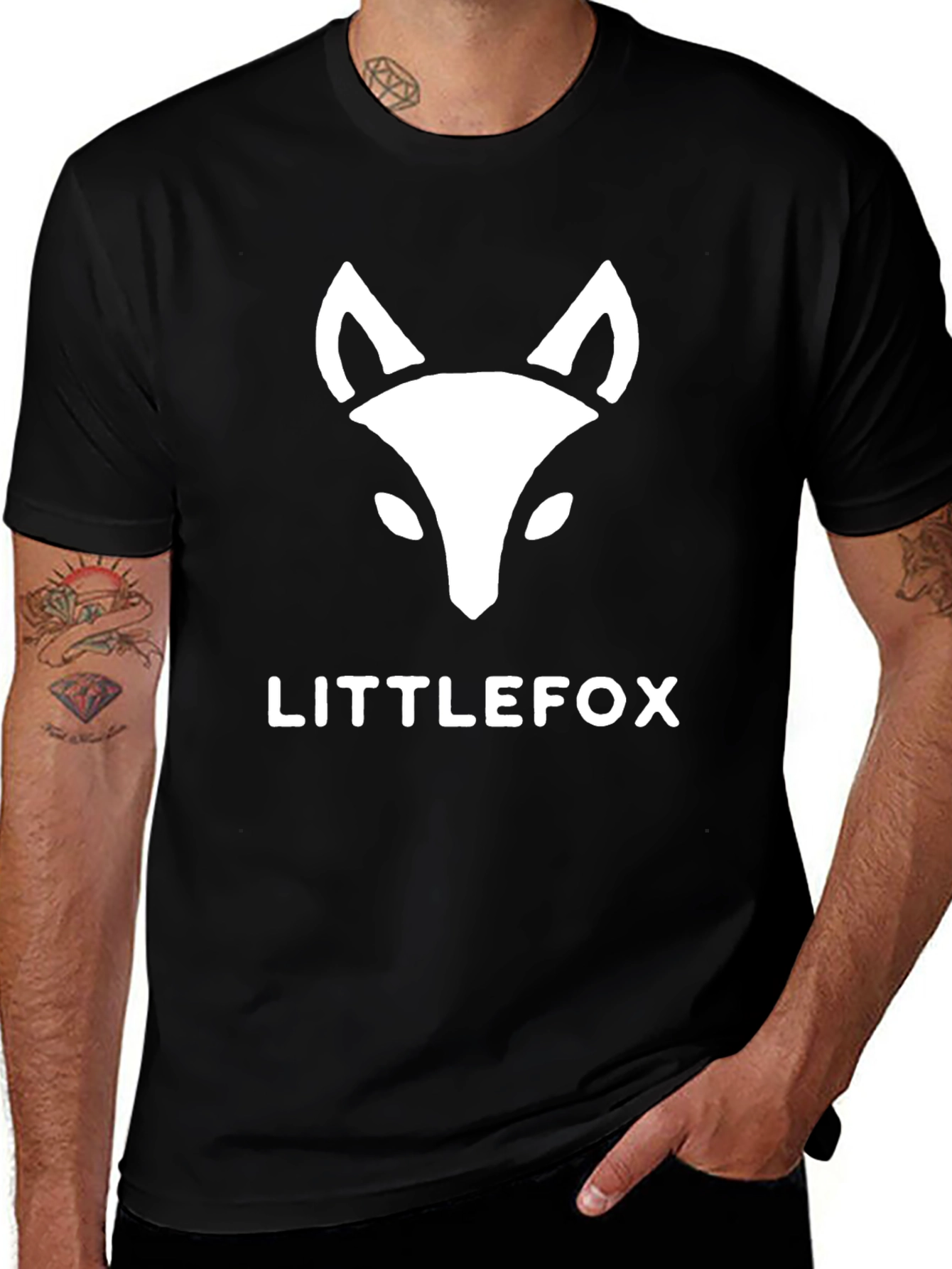 Little Fox Graphic Tee - Soft Cotton Casual Wear