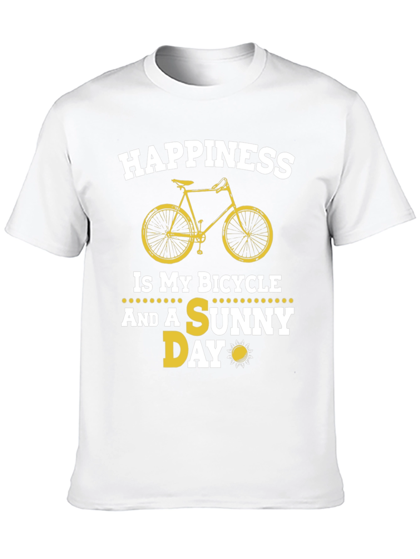 Happiness Bicycle & Sunny Day T-Shirt