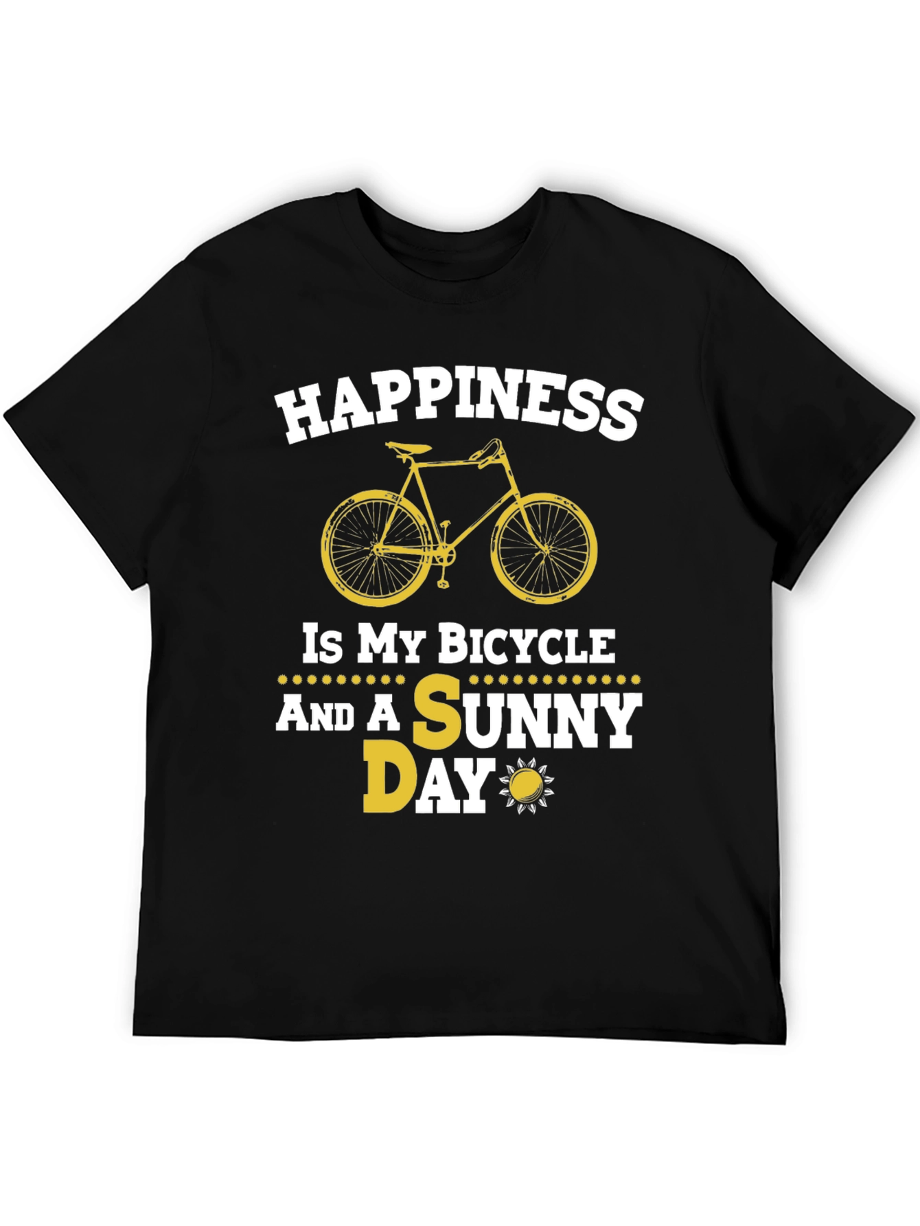 Happiness Bicycle & Sunny Day T-Shirt