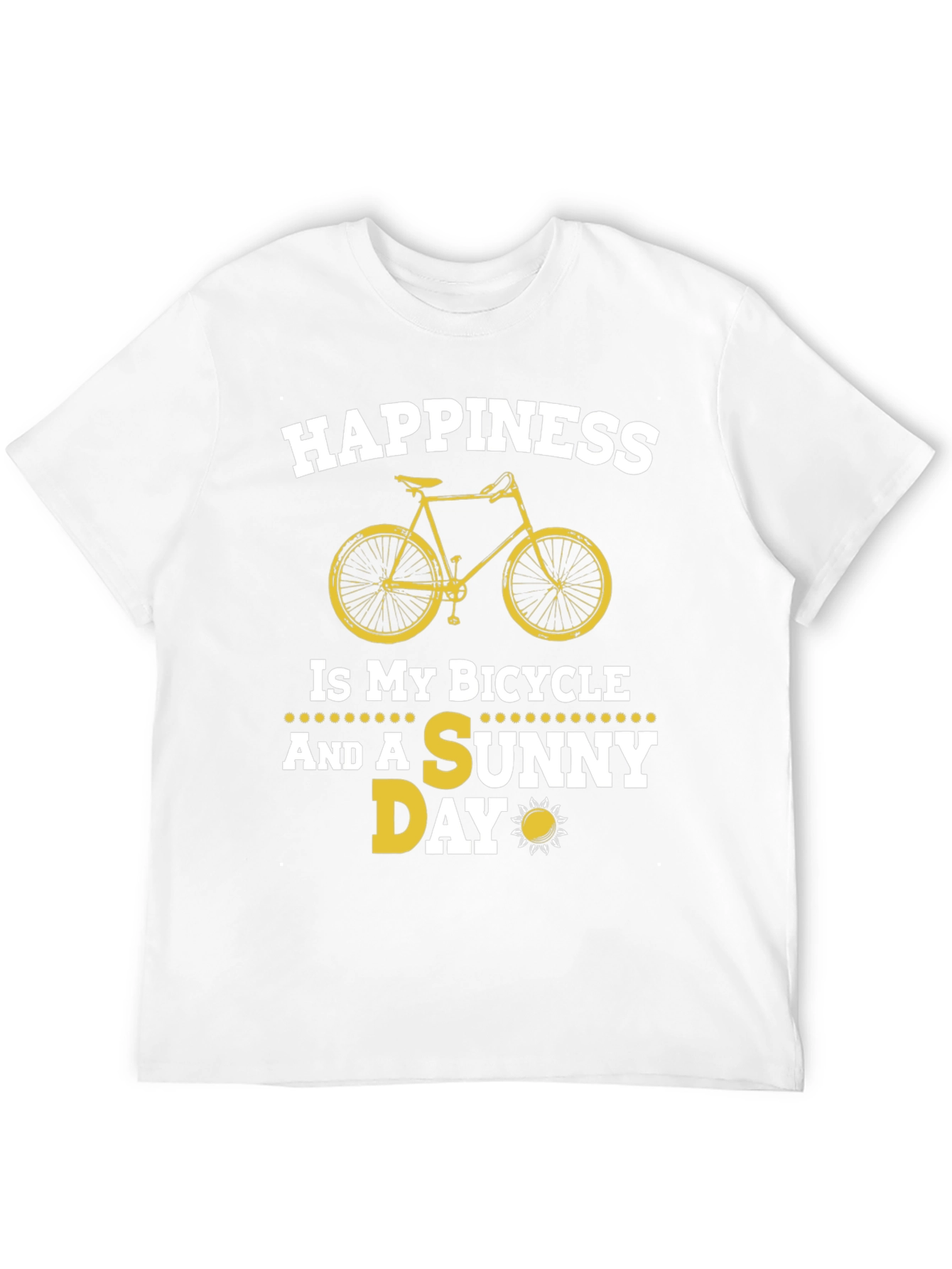 Happiness Bicycle & Sunny Day T-Shirt